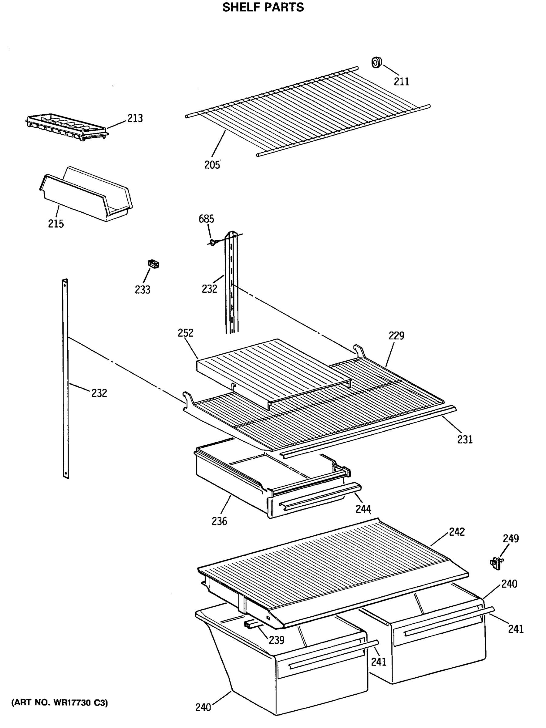 SHELF PARTS