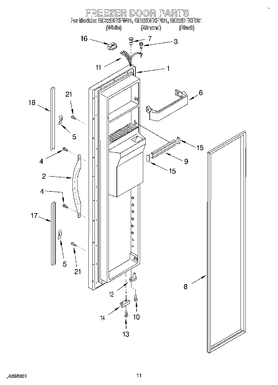08 - FREEZER DOOR