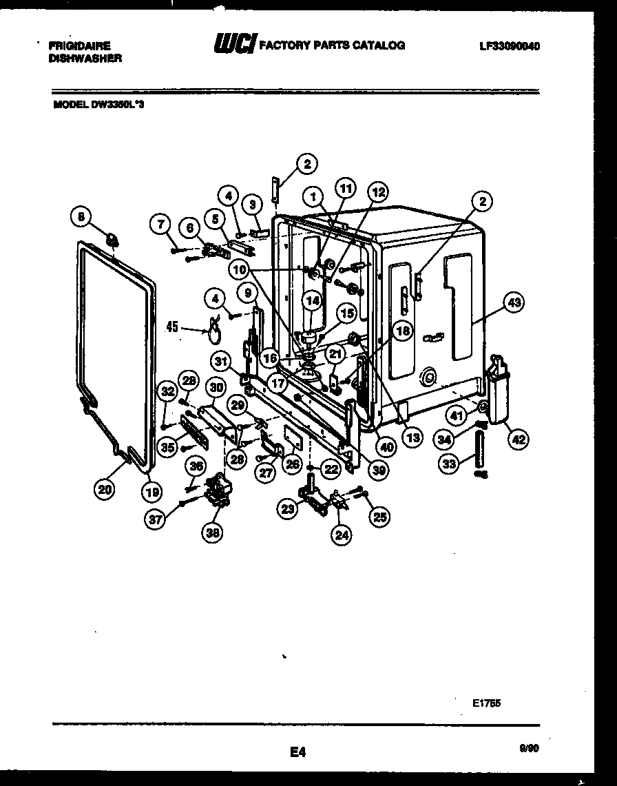 06 - TUB AND FRAME PARTS