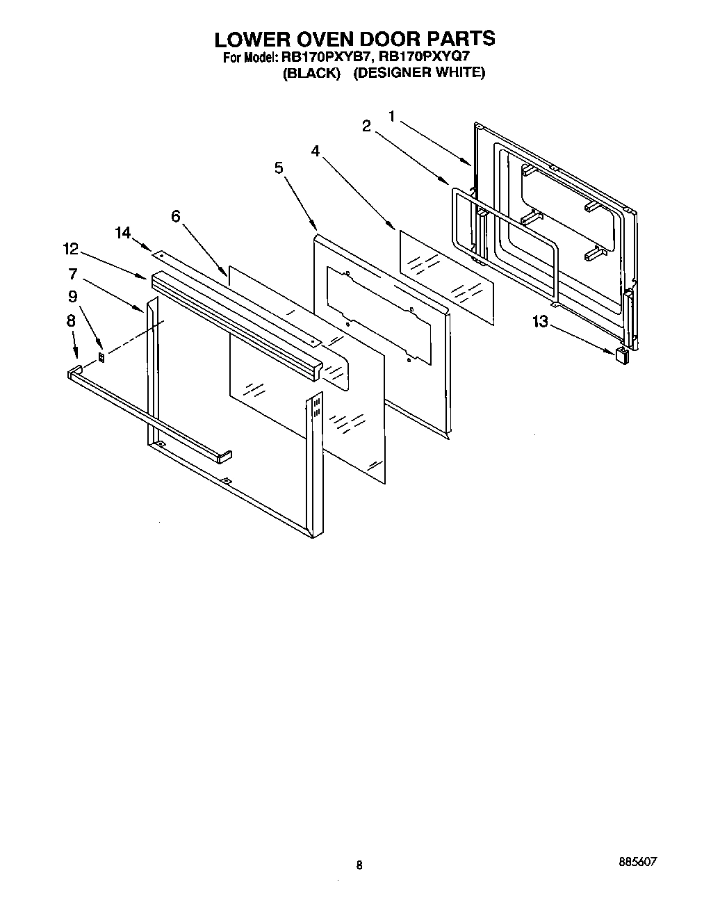 05 - LOWER OVEN DOOR