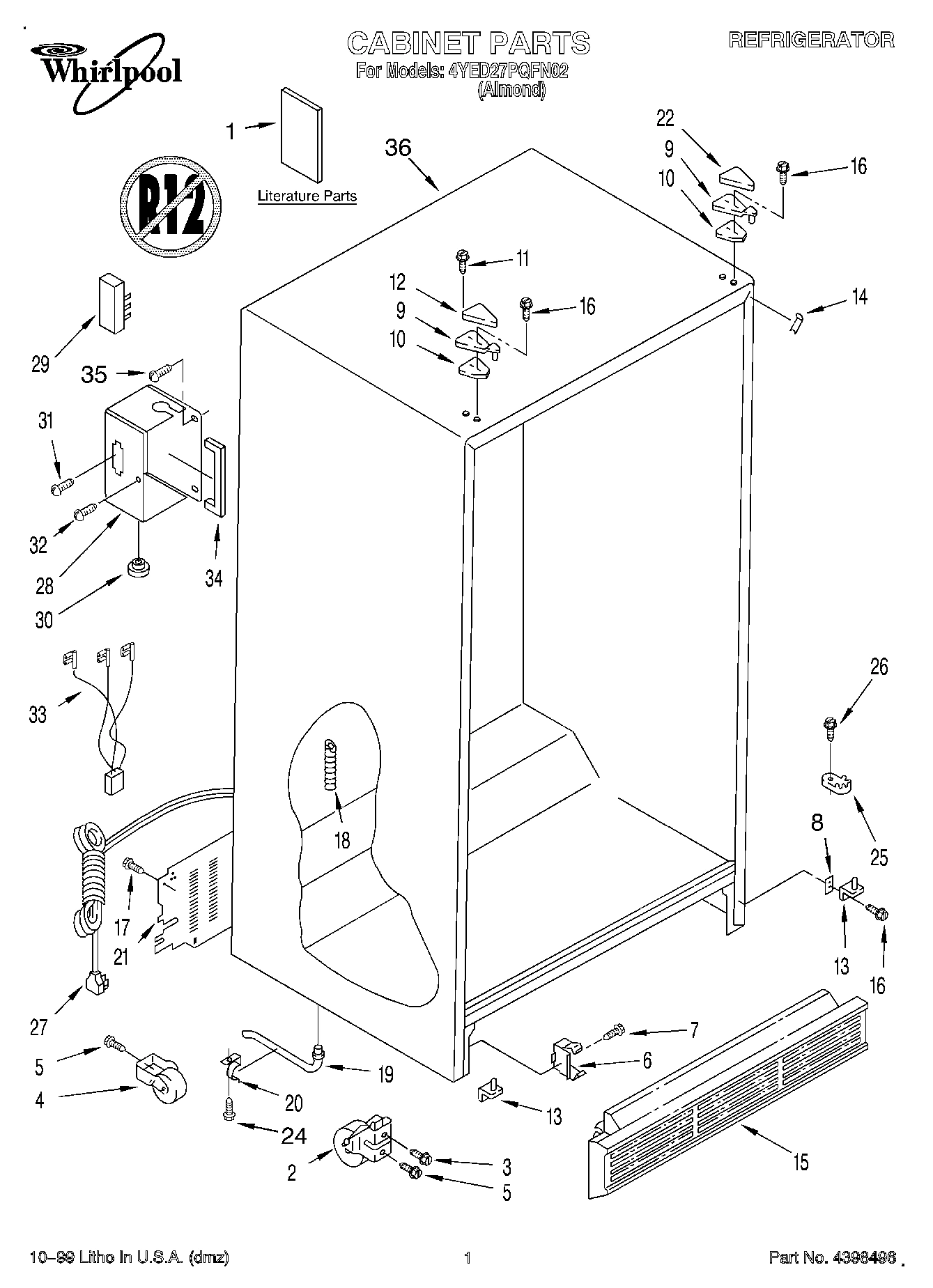 01 - CABINET, LITERATURE