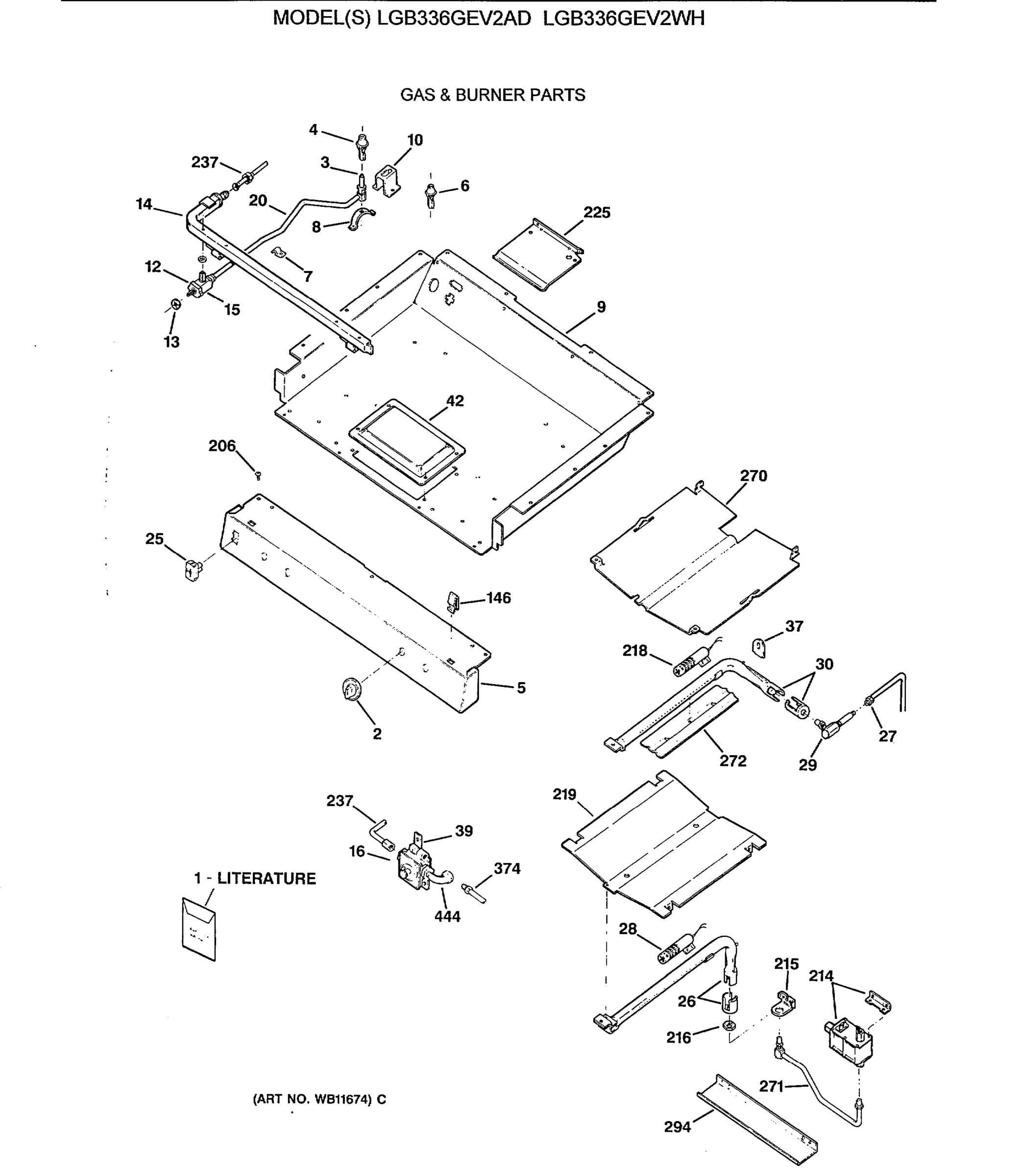 GAS & BURNER PARTS