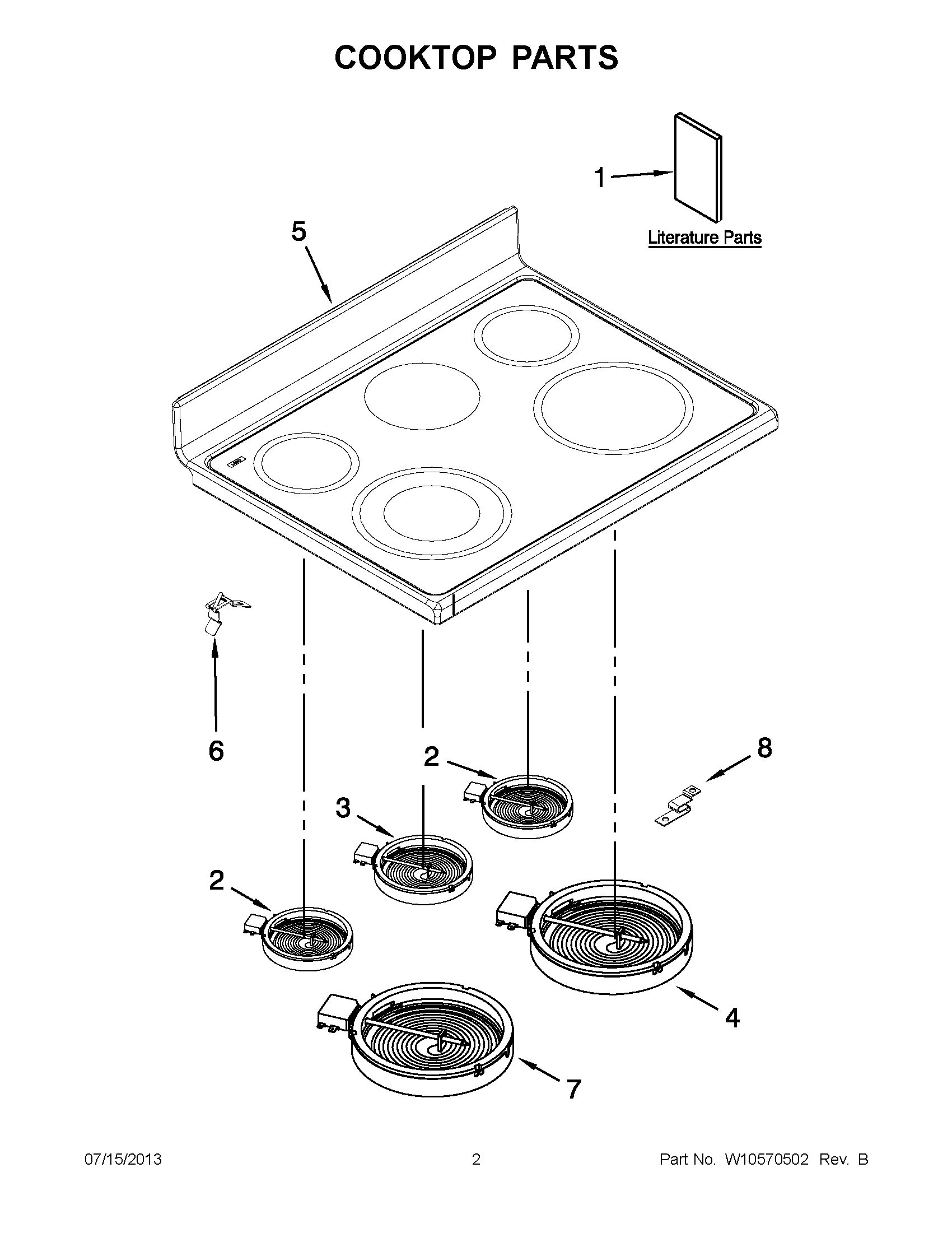 01 - COOKTOP PARTS