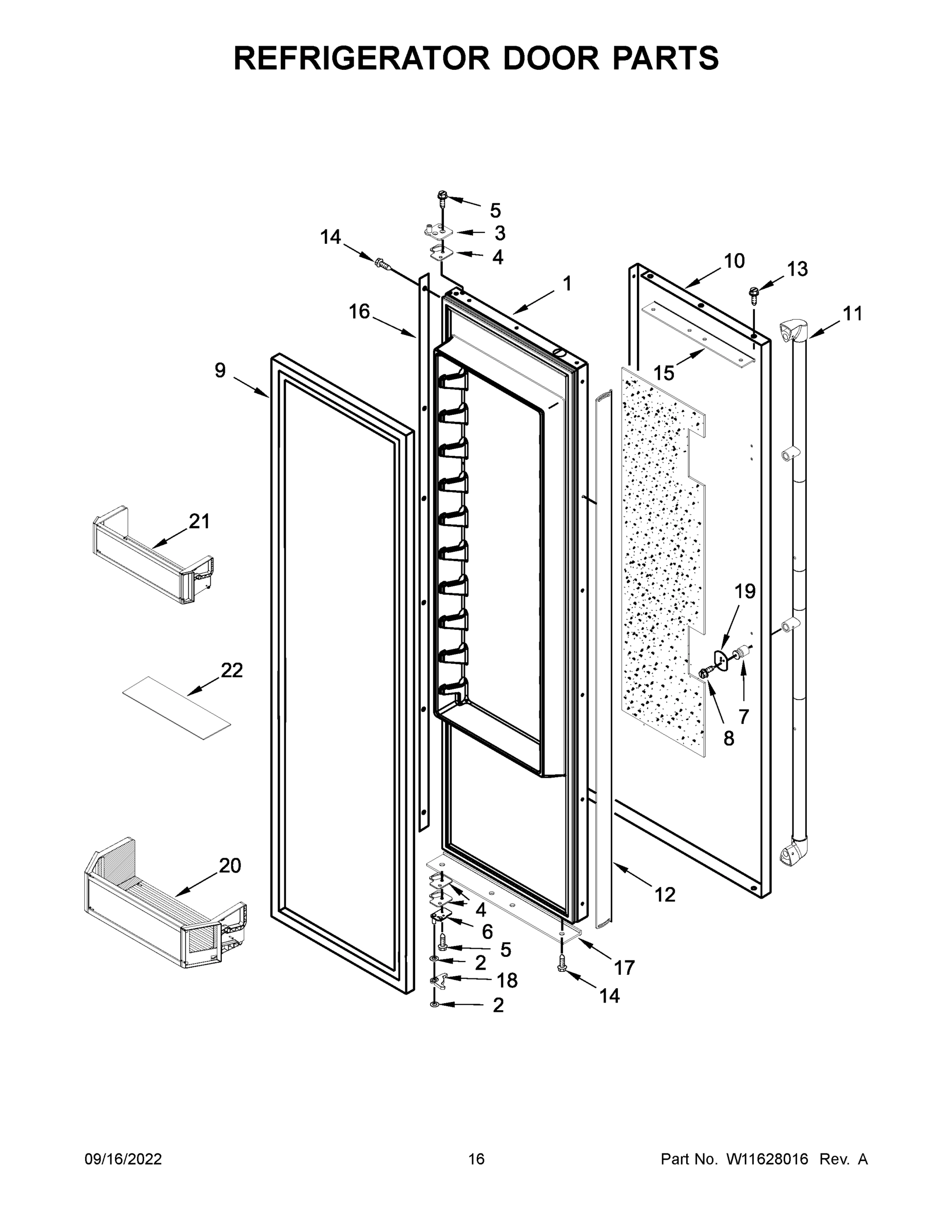 09 - REFRIGERATOR DOOR PARTS