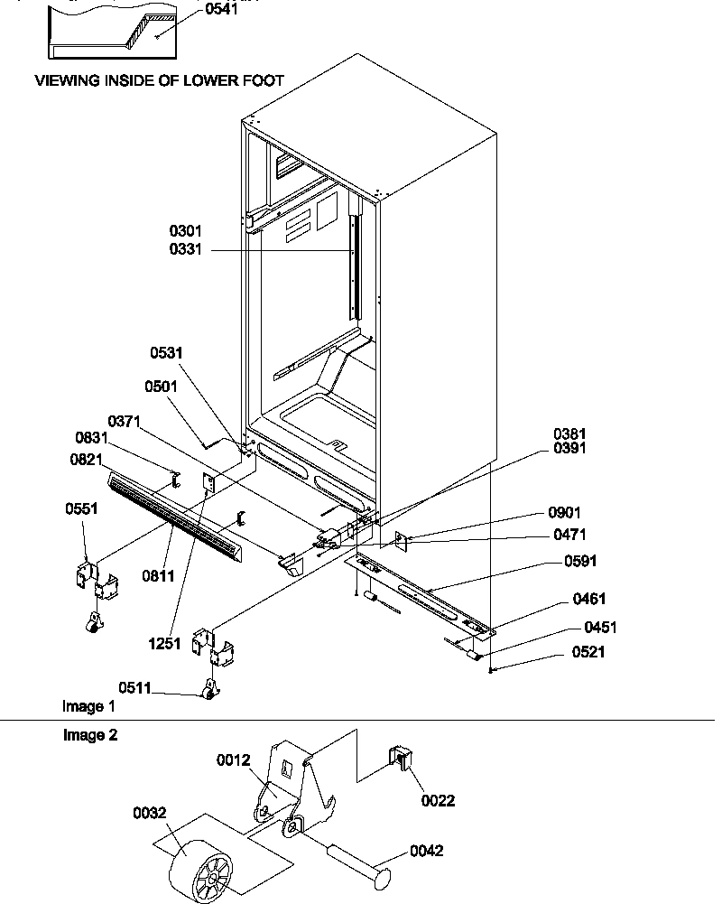 08 - LADDERS, LOWER CABINET AND ROLLERS