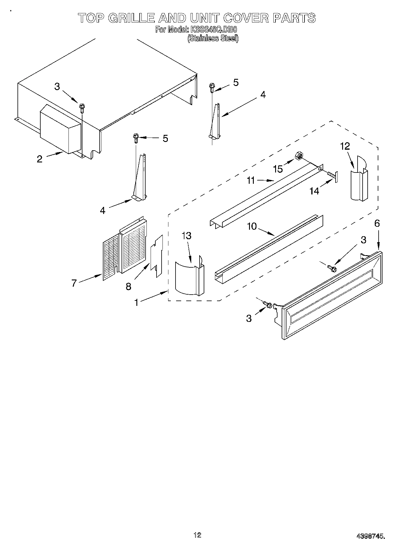 09 - TOP GRILLE & UNIT COVER