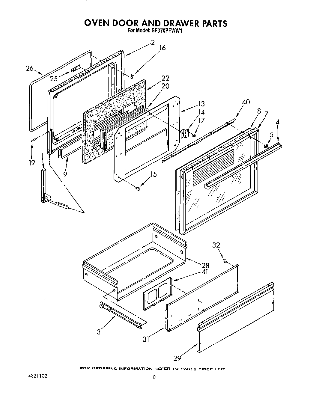 06 - OVEN DOOR AND DRAWER