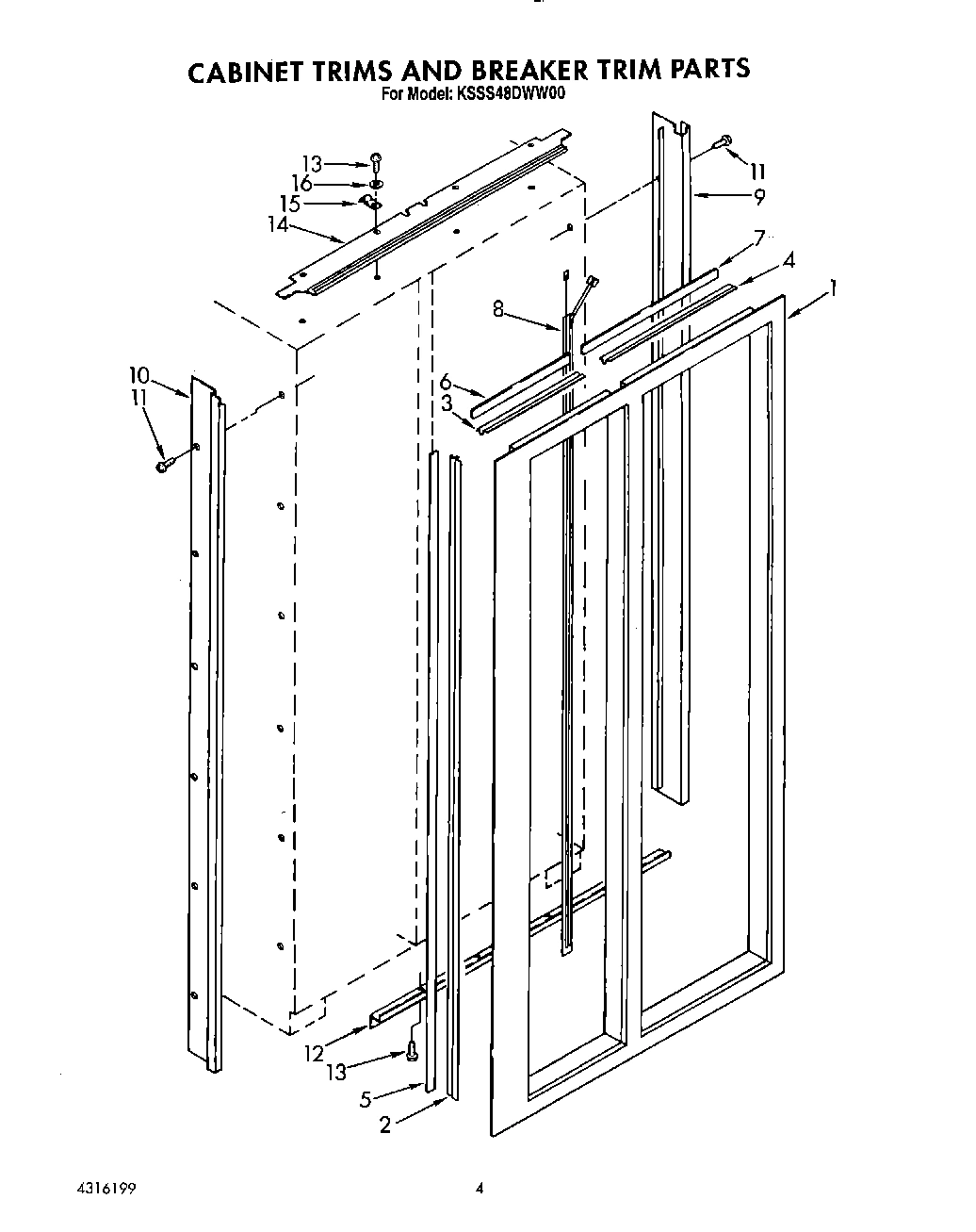 03 - CABINET TRIMS AND BREAKER TRIM