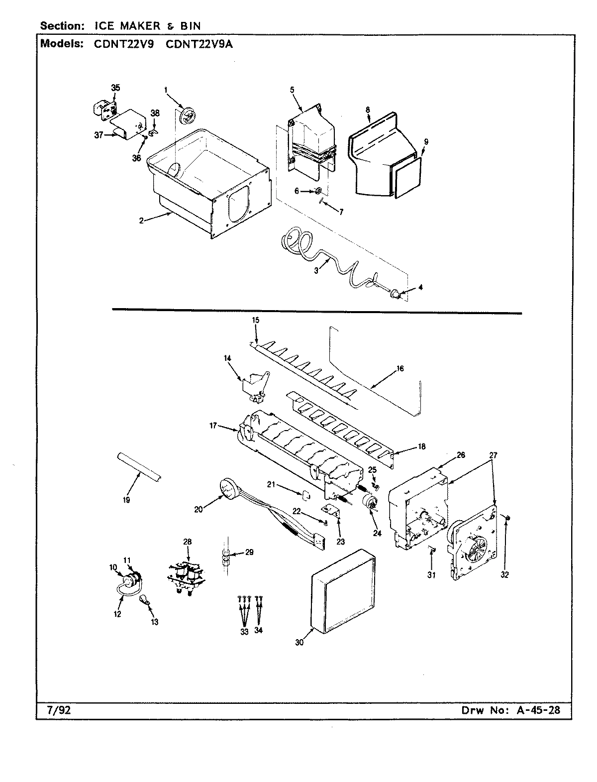 03 - ICE MAKER & BIN