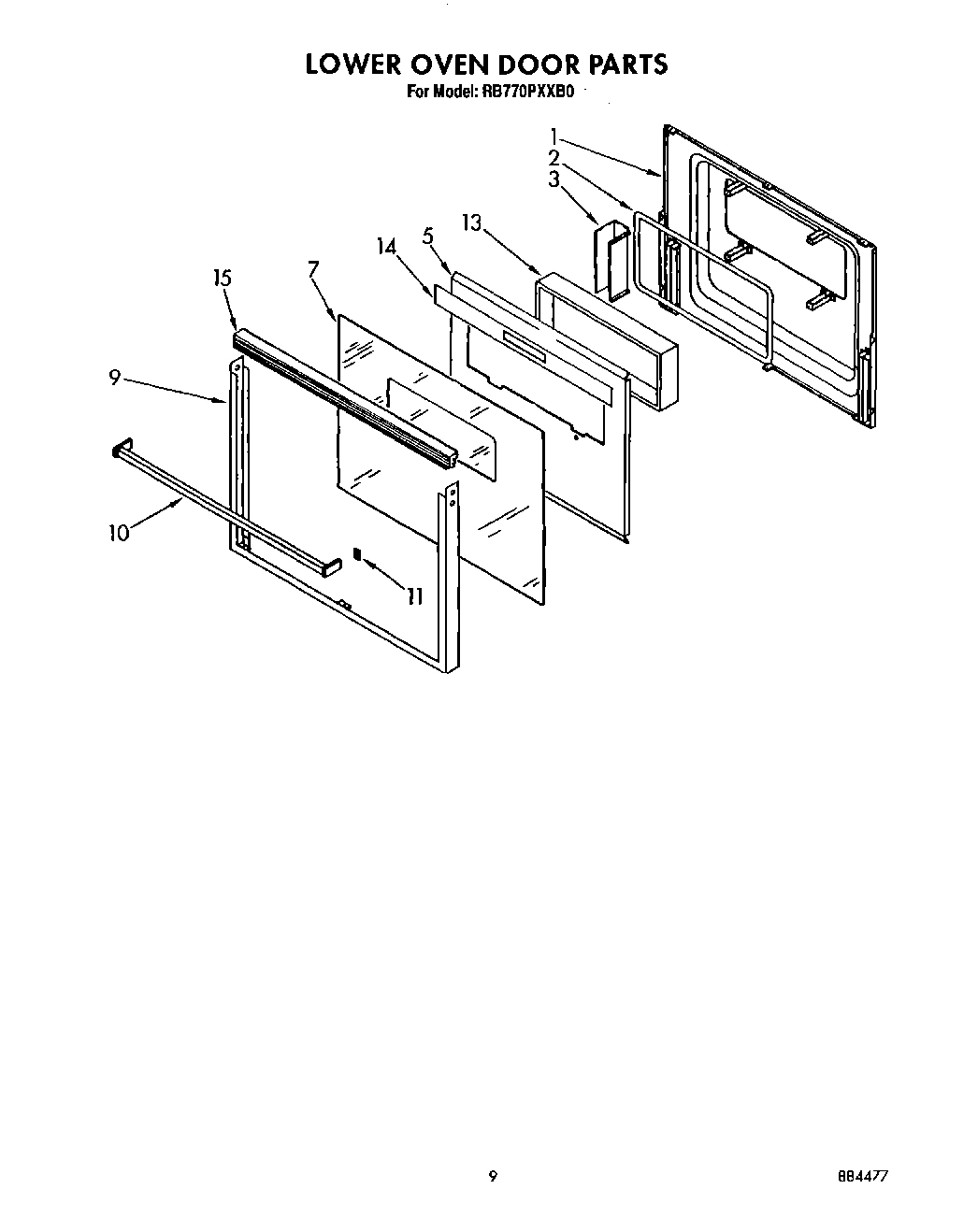 06 - LOWER OVEN DOOR