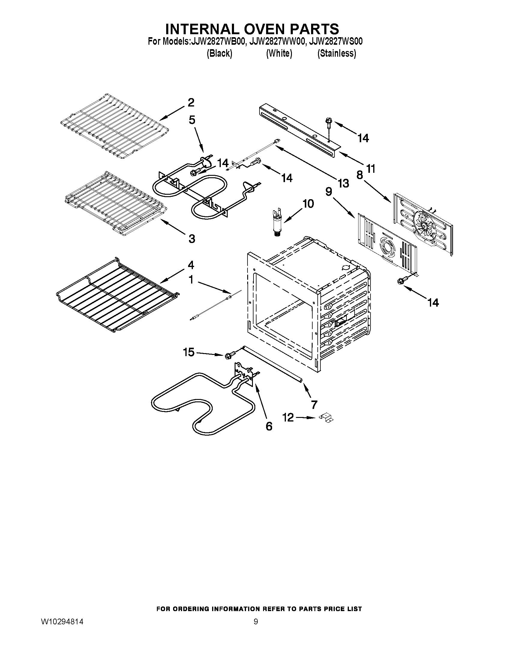 05 - INTERNAL OVEN PARTS