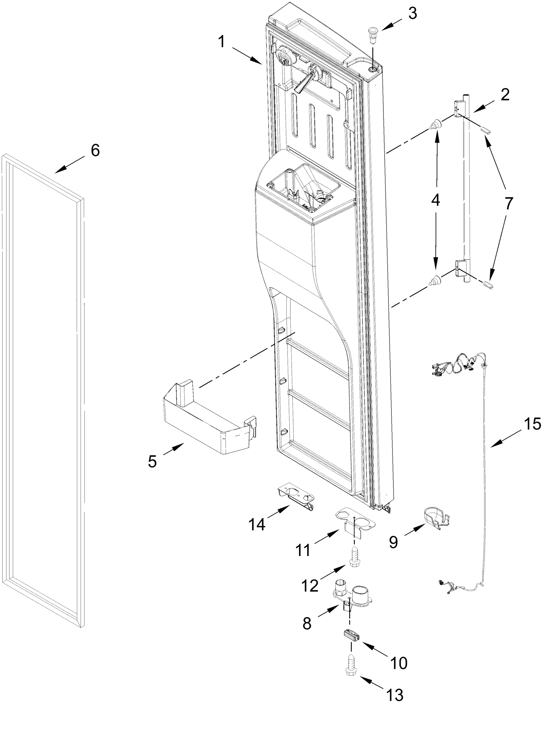 FREEZER DOOR PARTS