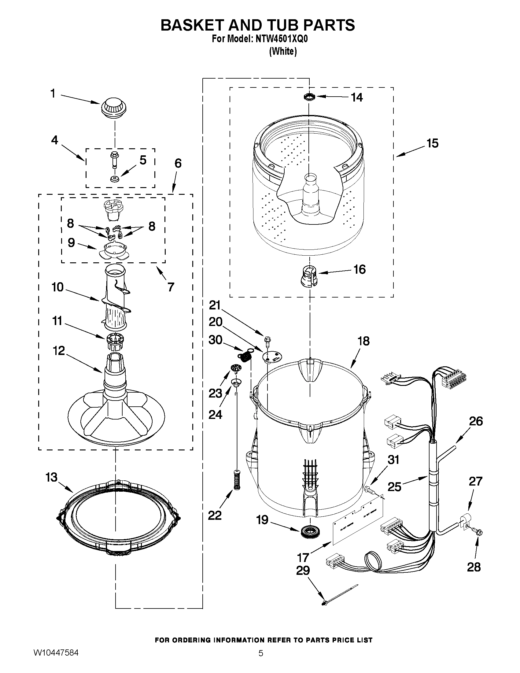 03 - BASKET AND TUB PARTS
