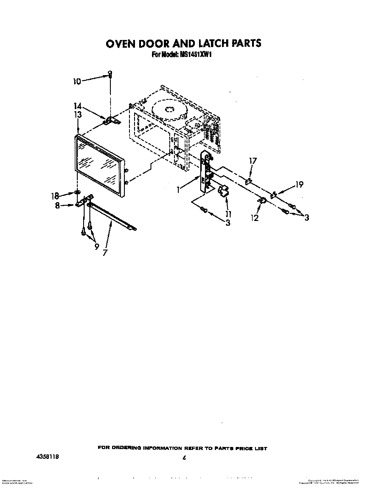 04 - OVEN DOOR AND LATCH