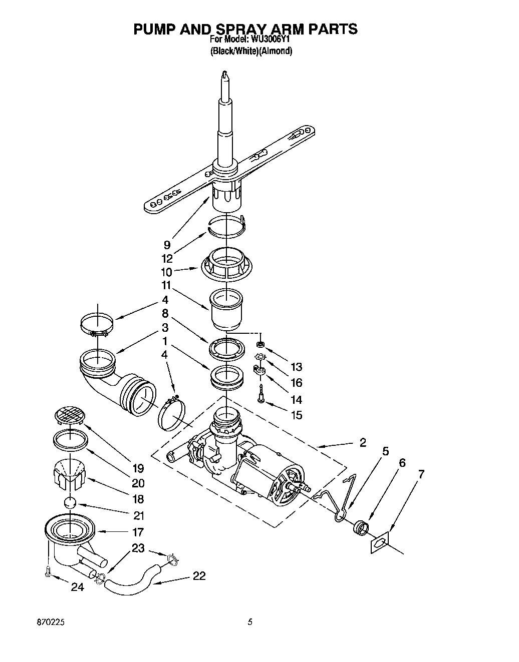 04 - PUMP AND SPRAY ARM