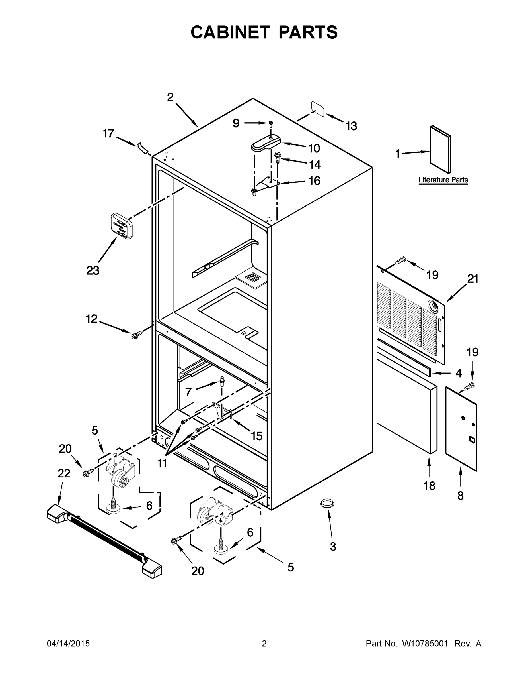 02 - CABINET PARTS