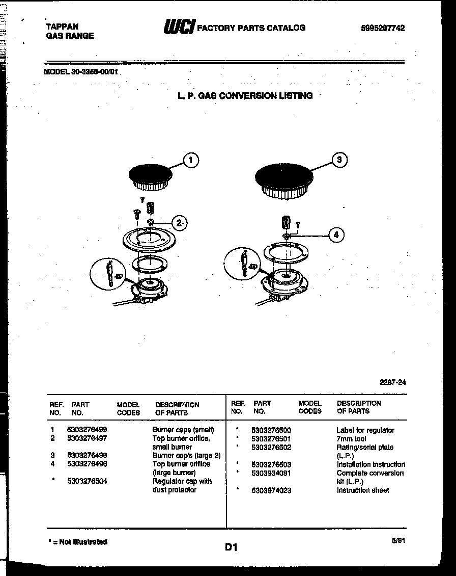 08 - BURNER PARTS