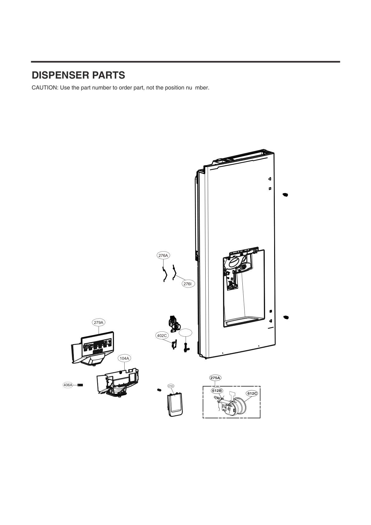 DISPENSER PARTS