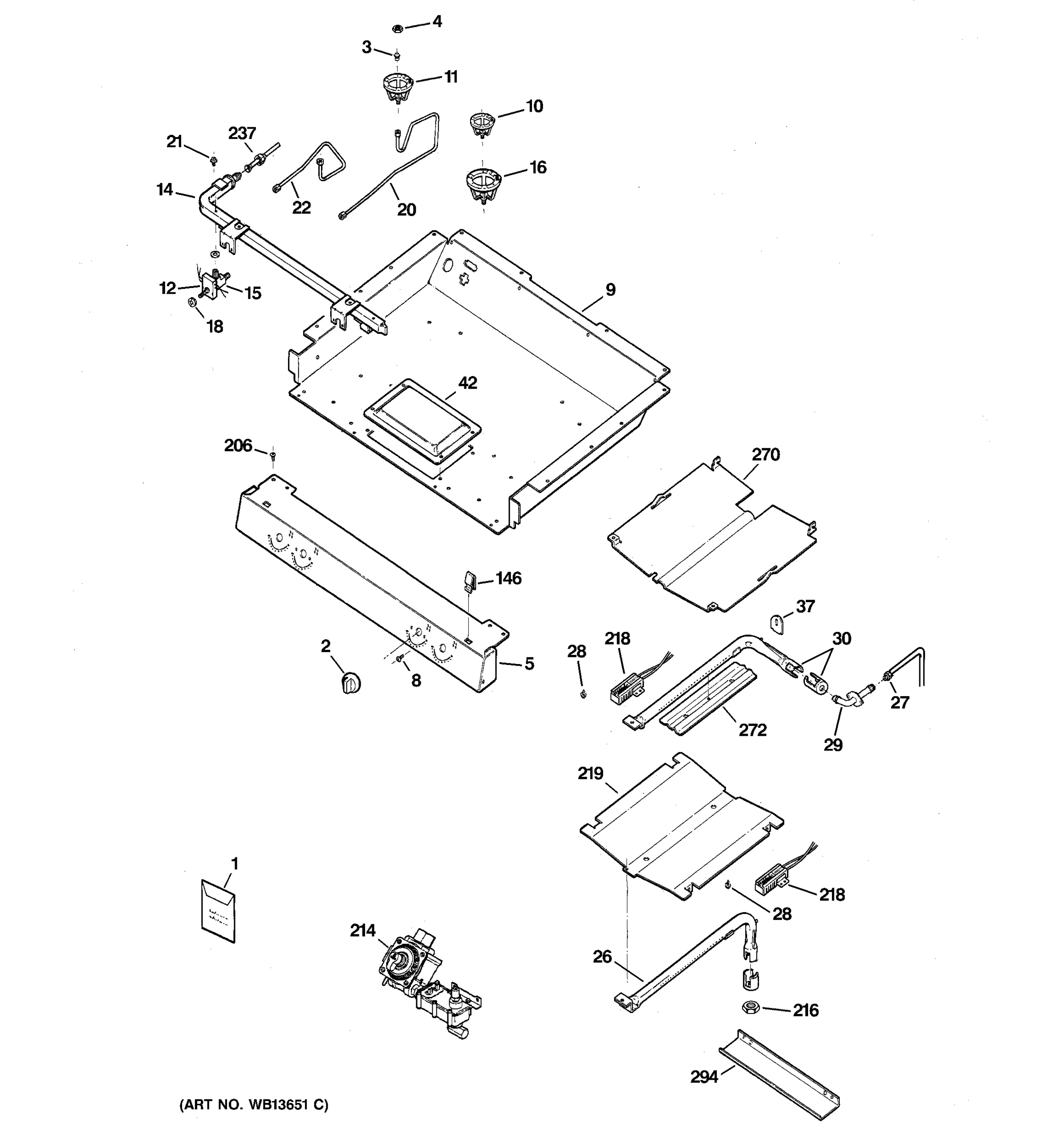 GAS & BURNER PARTS
