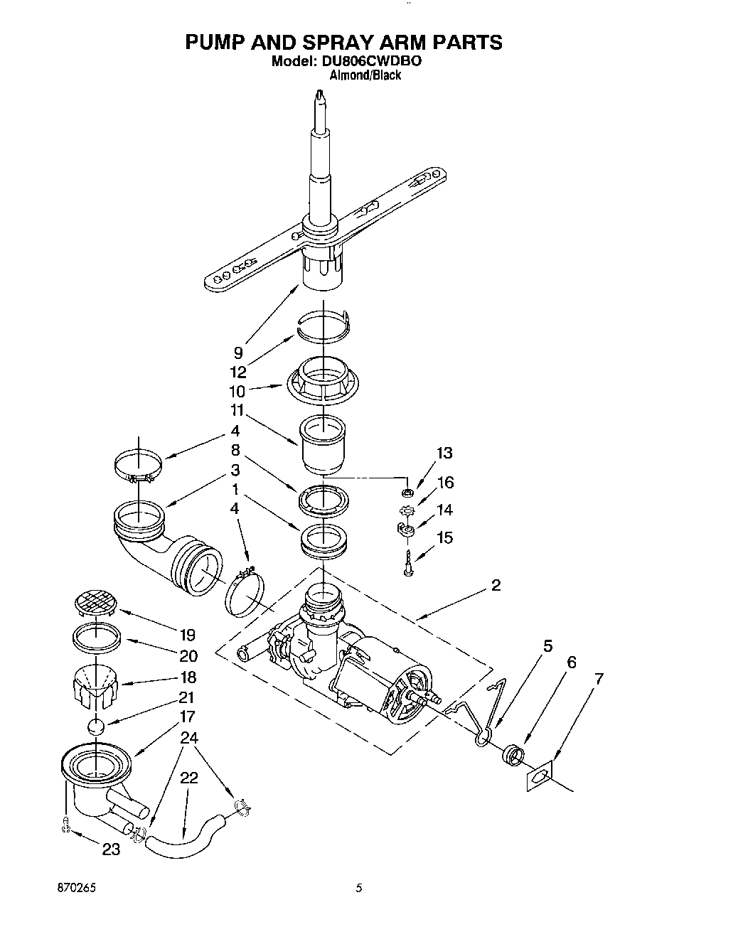 04 - PUMP AND SPRAY ARM