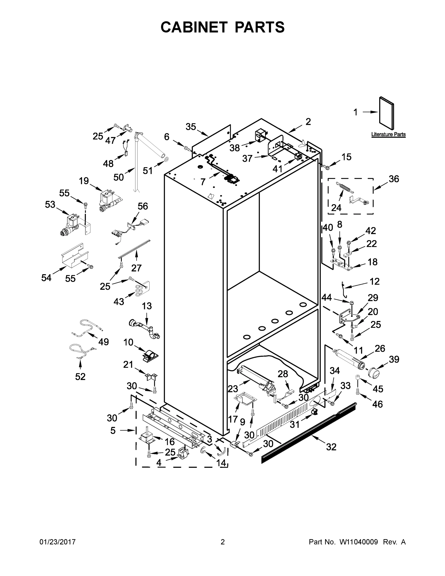02 - CABINET PARTS