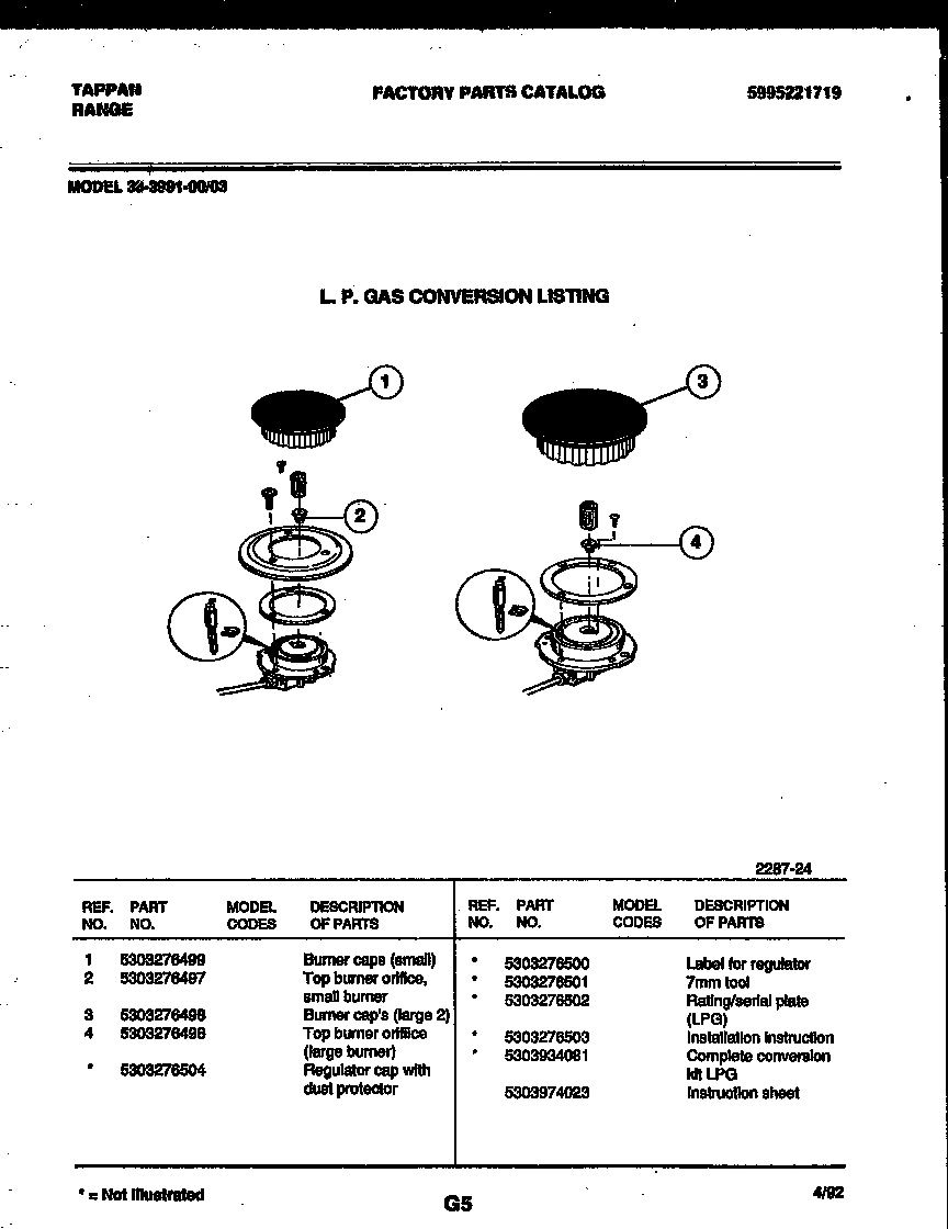 08 - BURNER PARTS