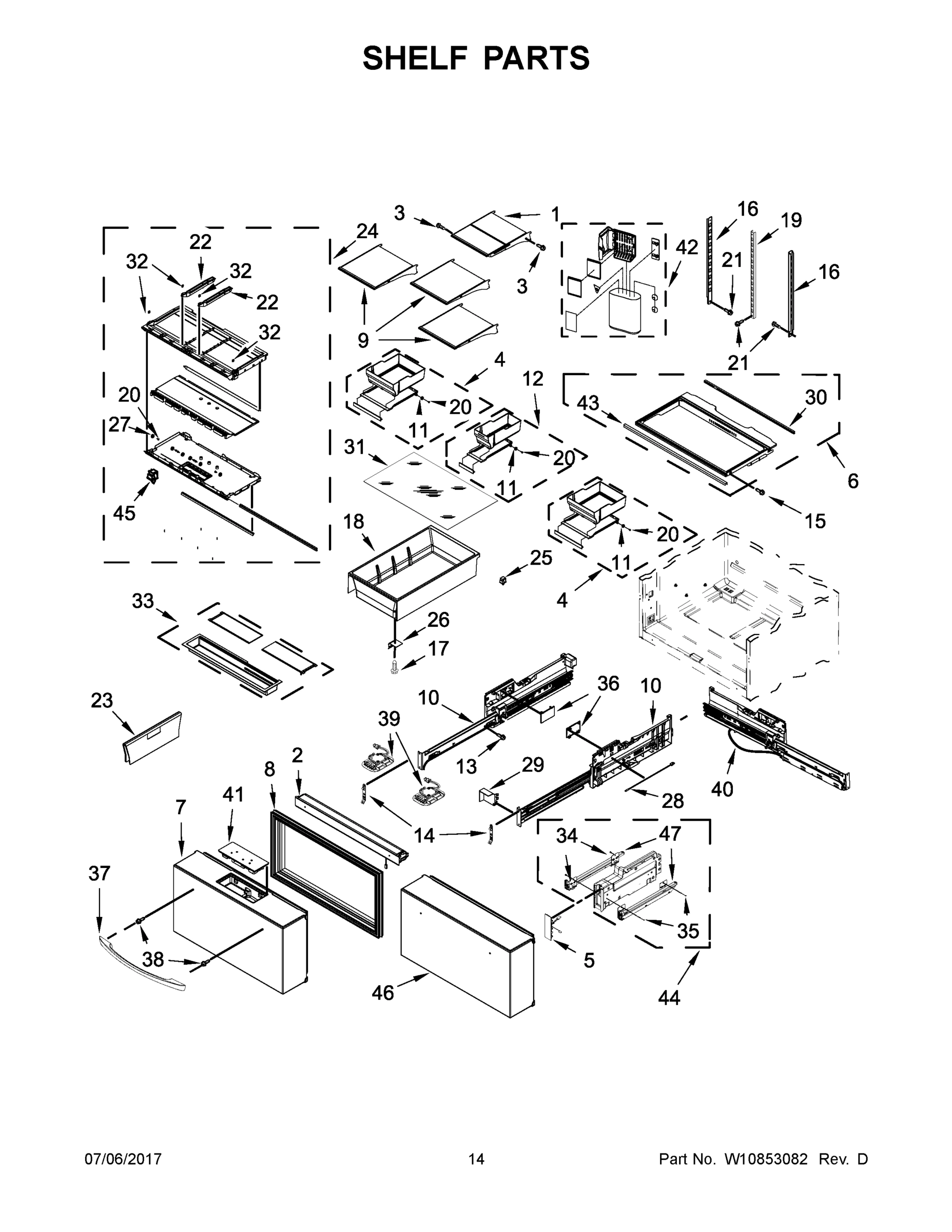 08 - SHELF PARTS