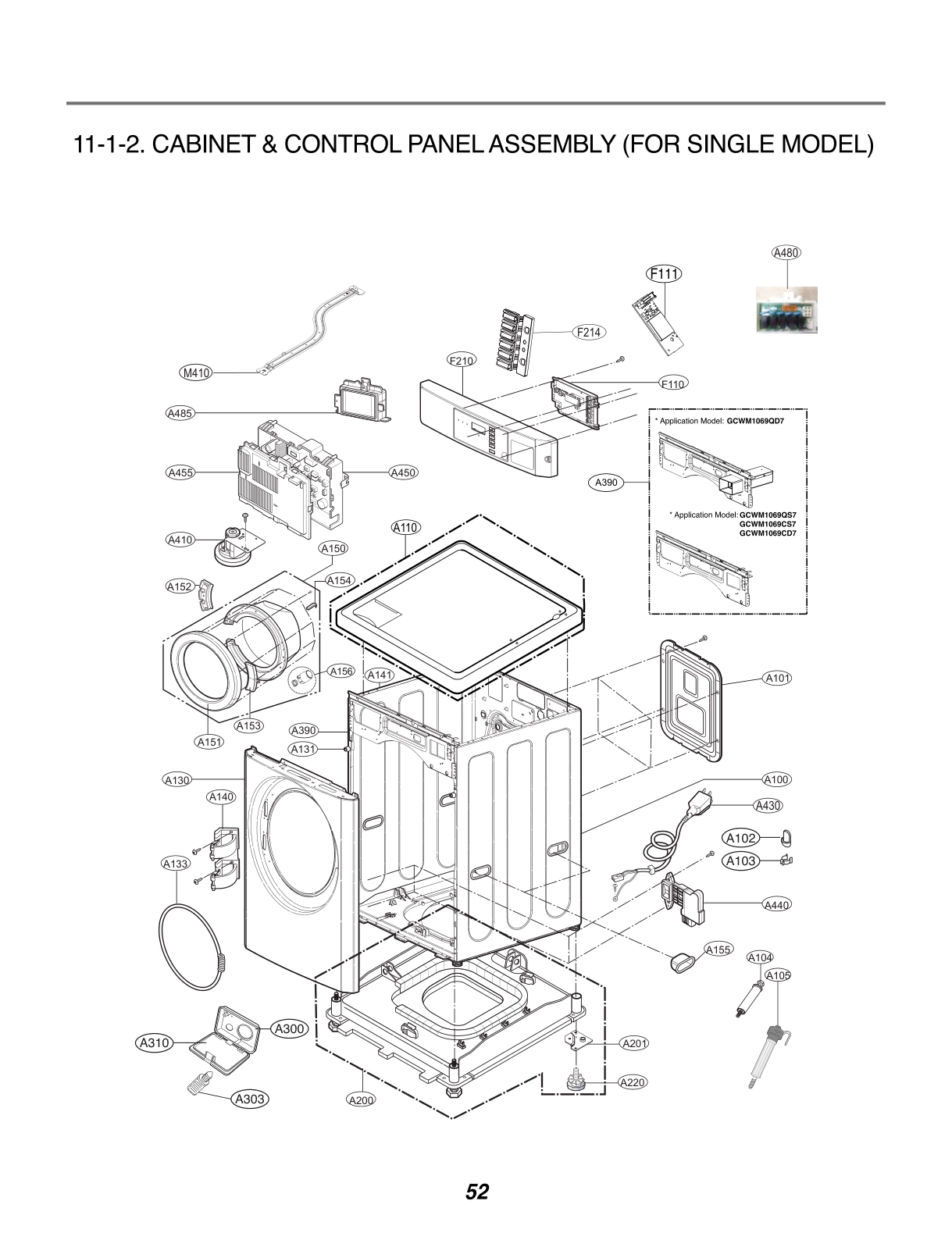 CABINET & CONTROL PANEL ASSEMBLY