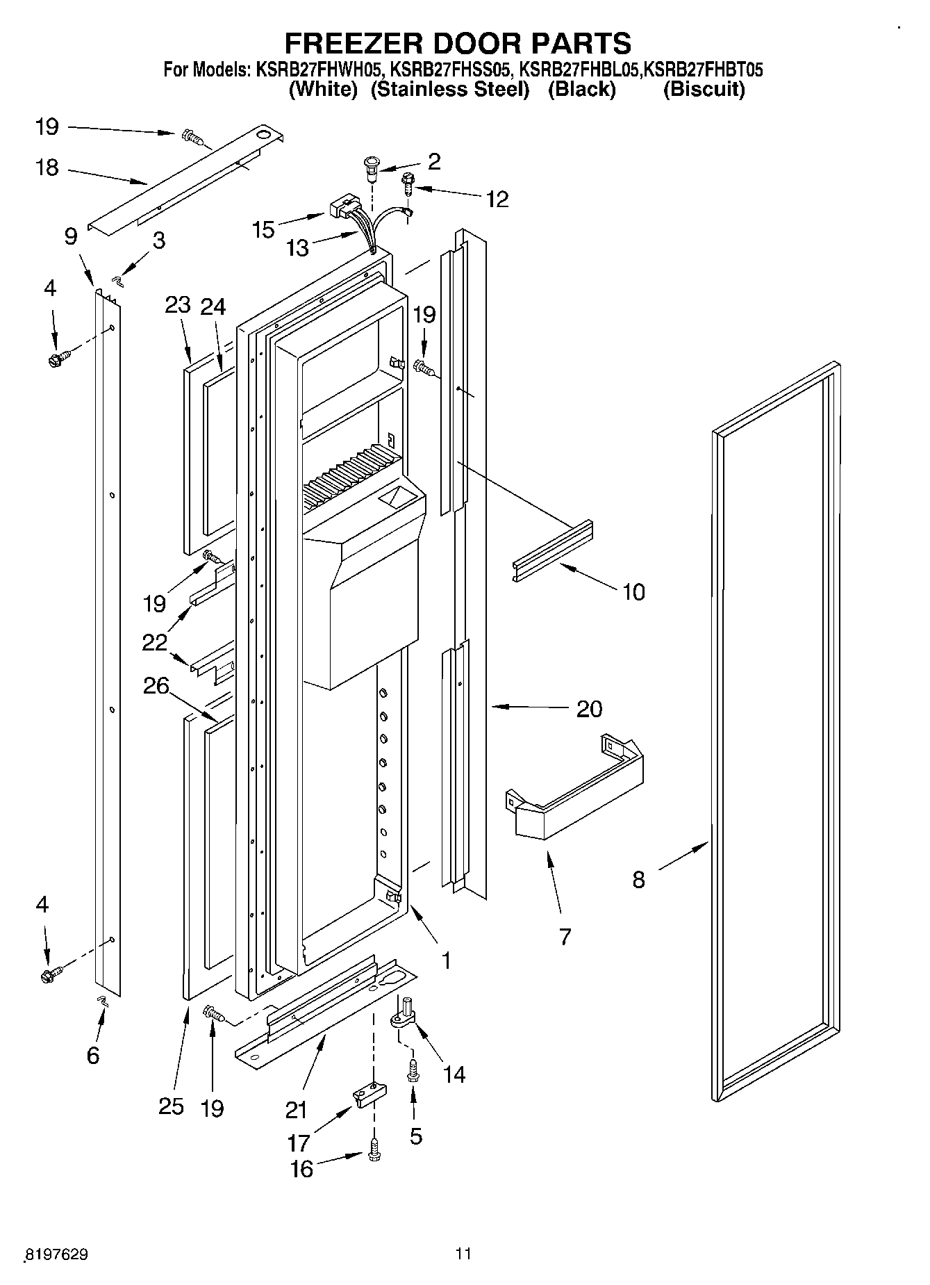 07 - FREEZER DOOR