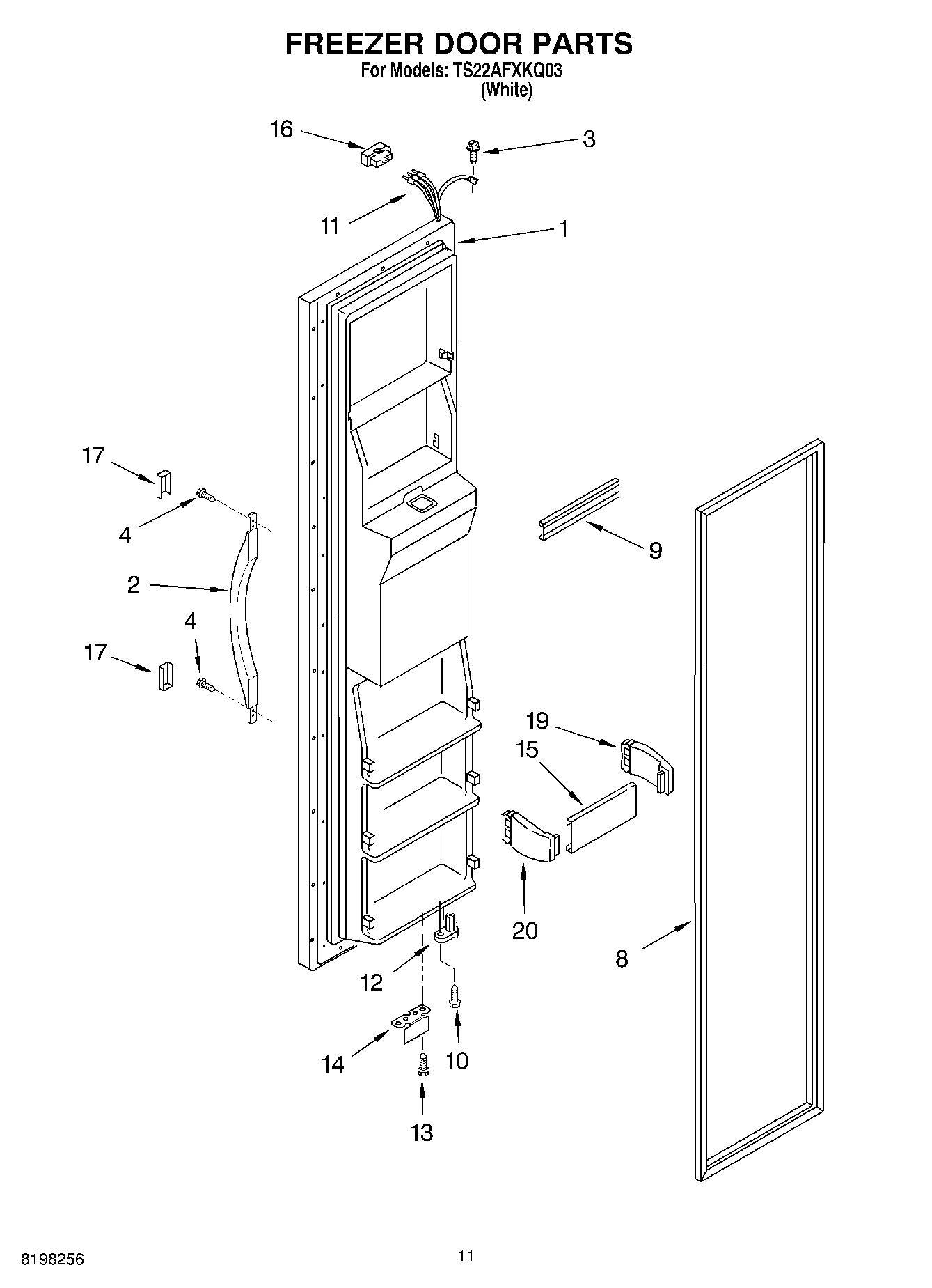 08 - FREEZER DOOR