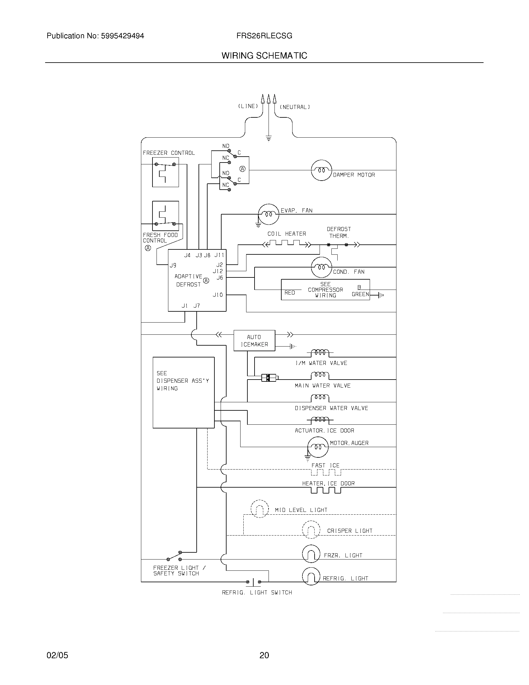 20 - WIRING SCHEMATIC