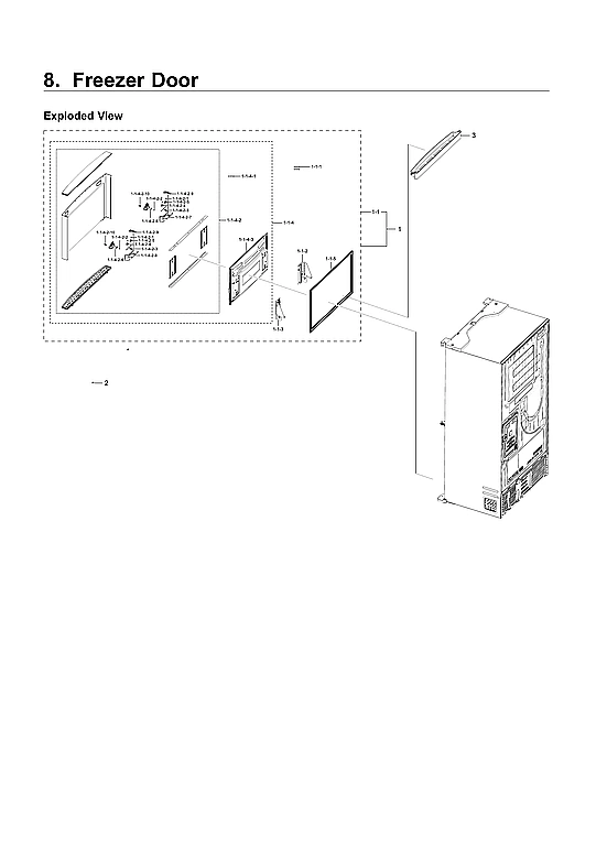 Freezer Door Parts