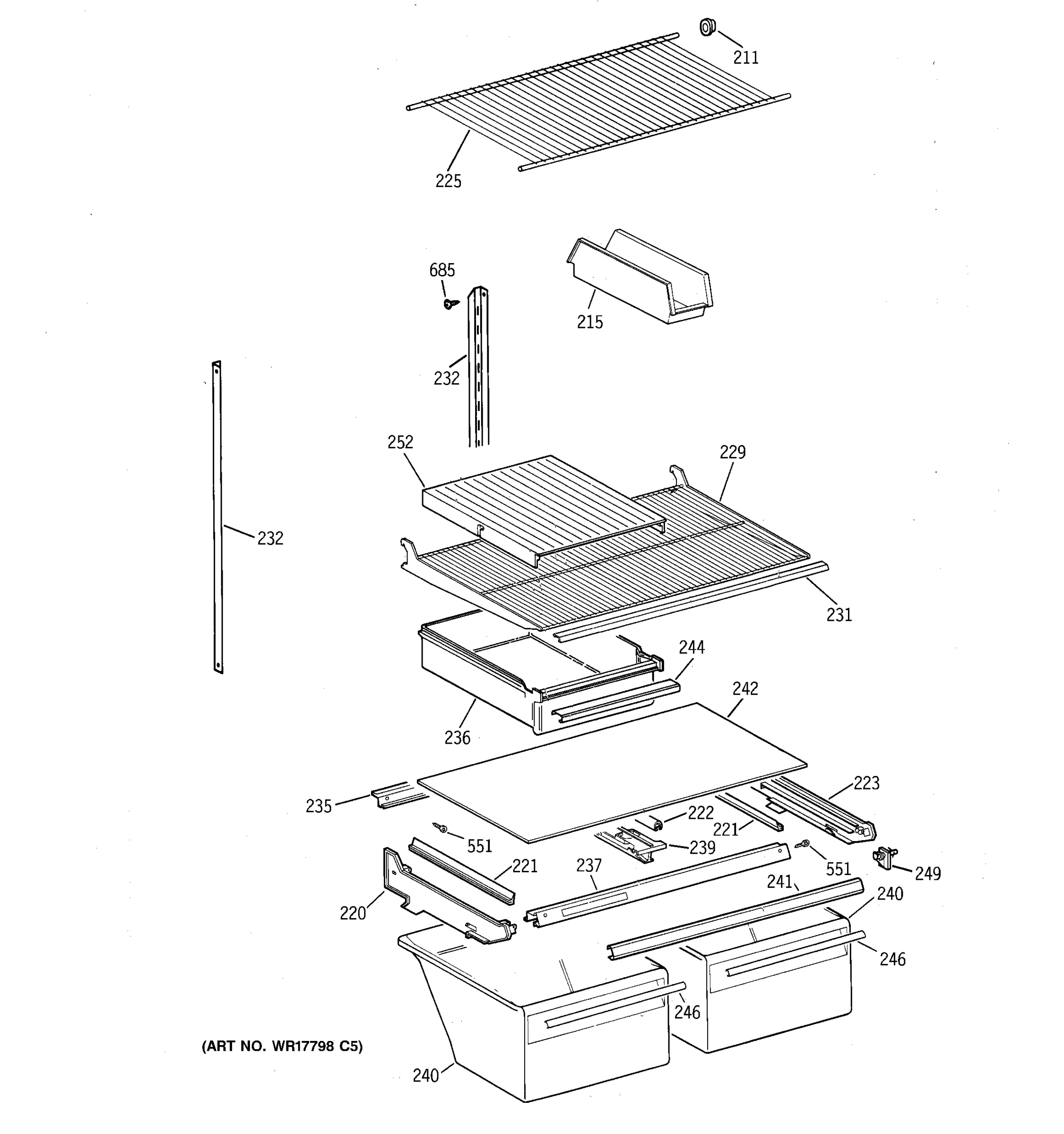 SHELF PARTS