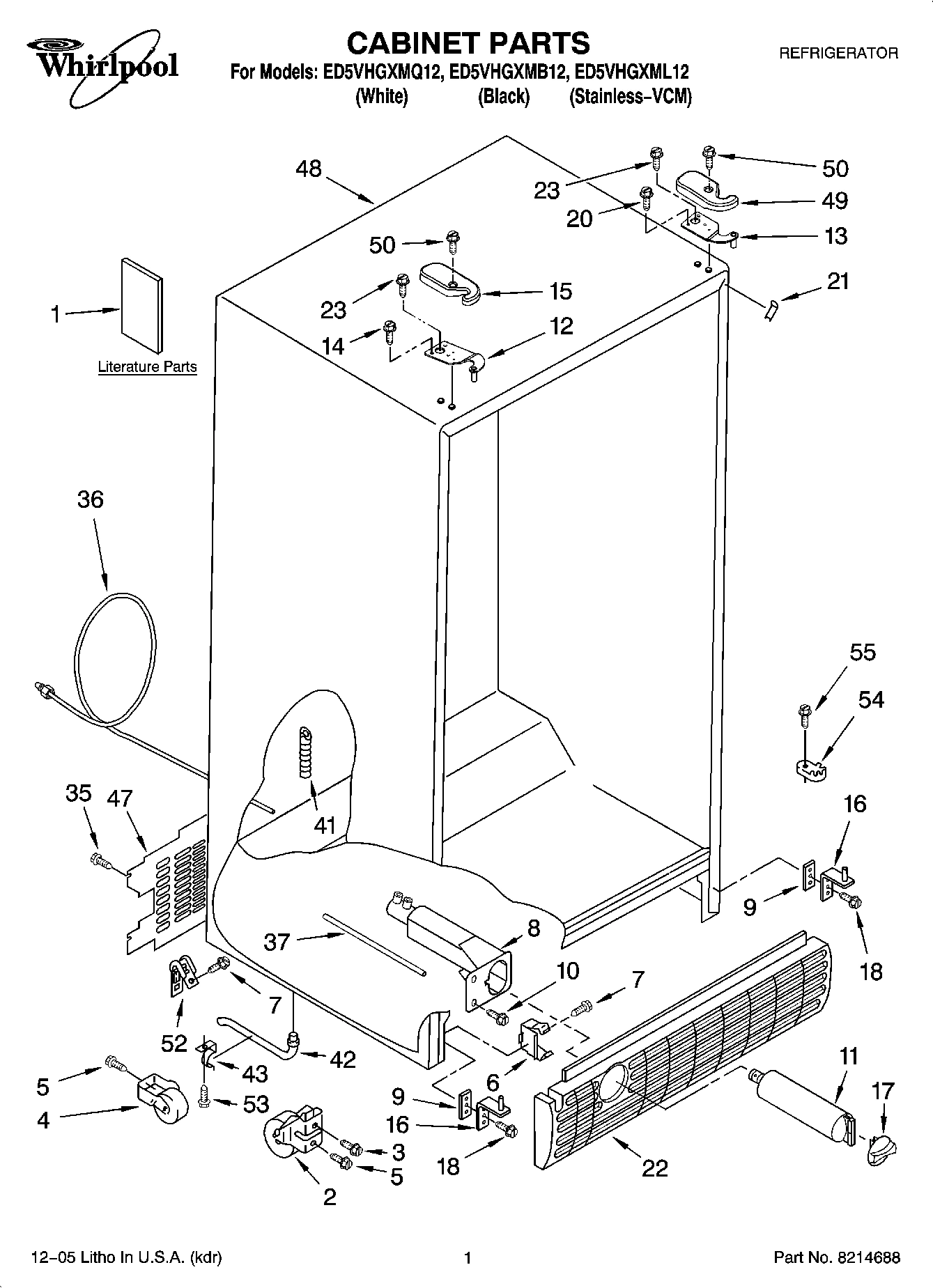01 - CABINET PARTS