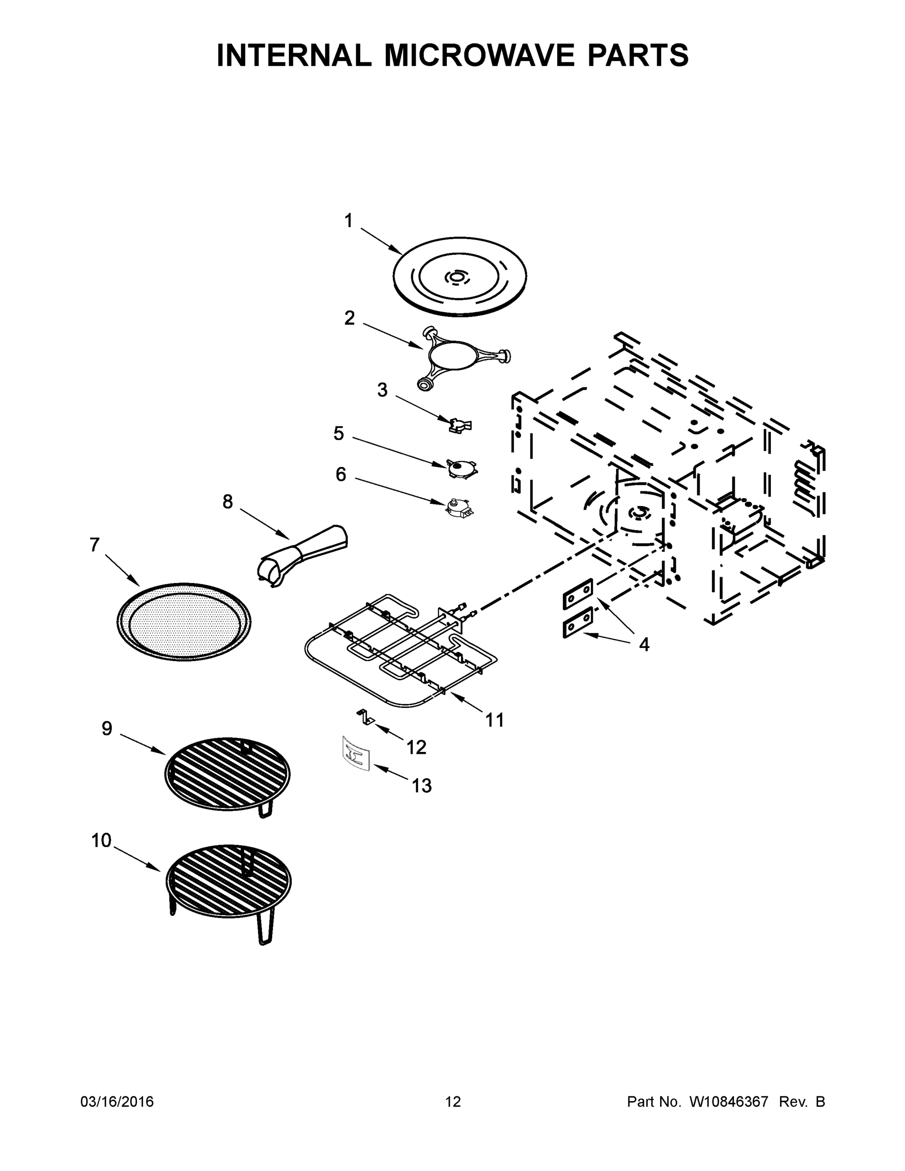 07 - INTERNAL MICROWAVE PARTS