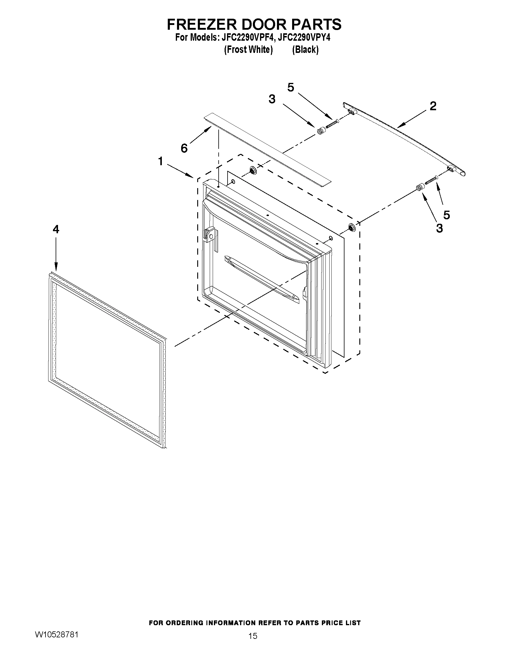 08 - FREEZER DOOR PARTS