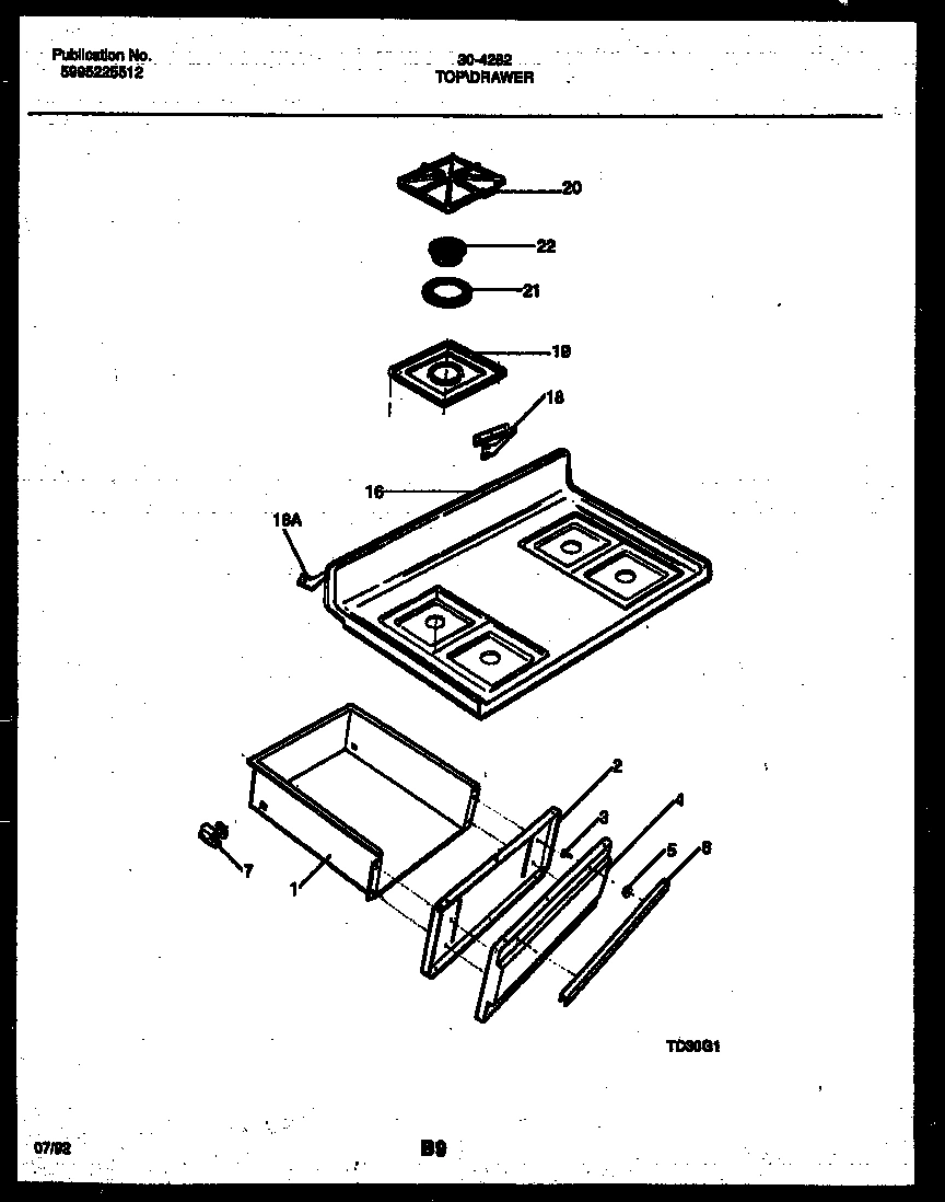 06 - COOKTOP AND DRAWER PARTS