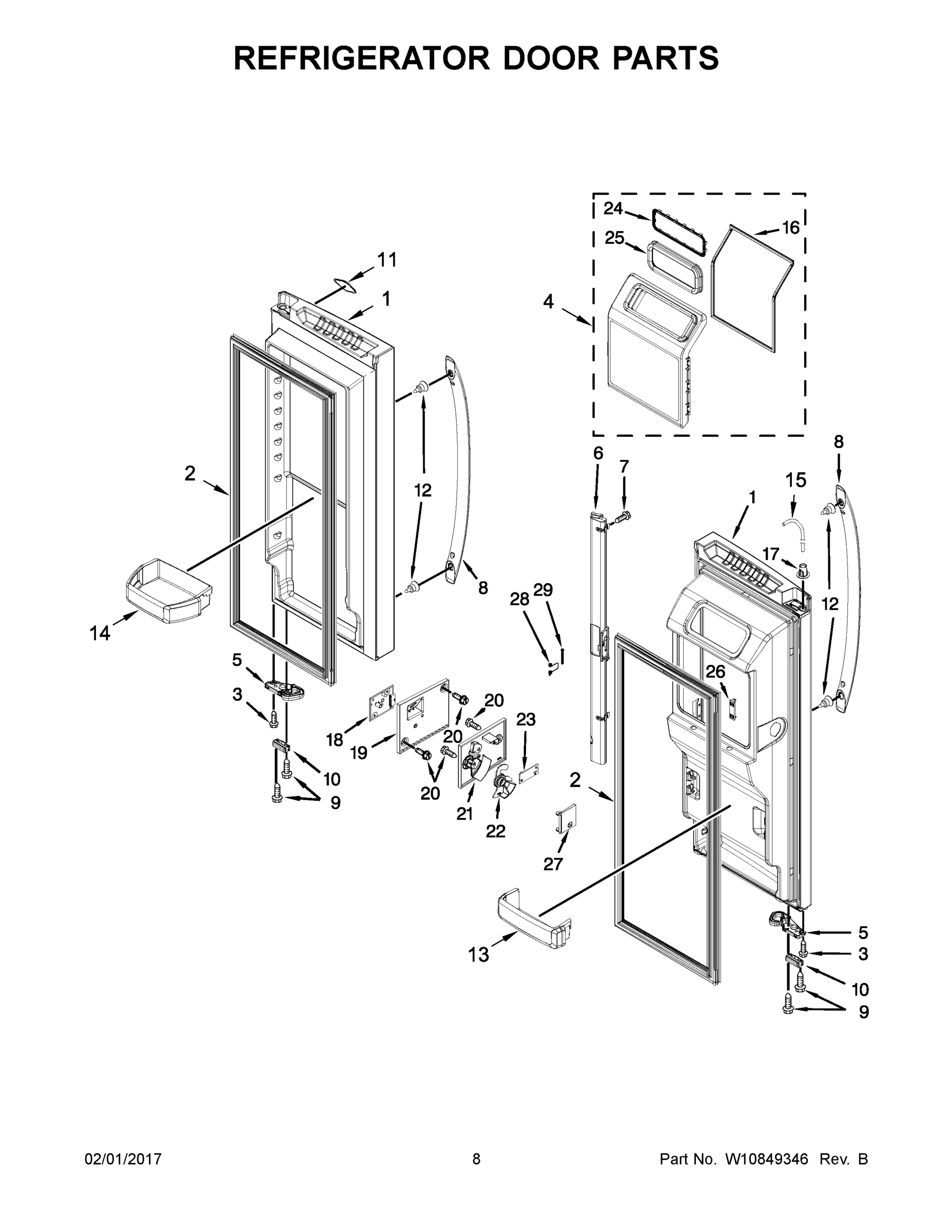 05 - REFRIGERATOR DOOR PARTS