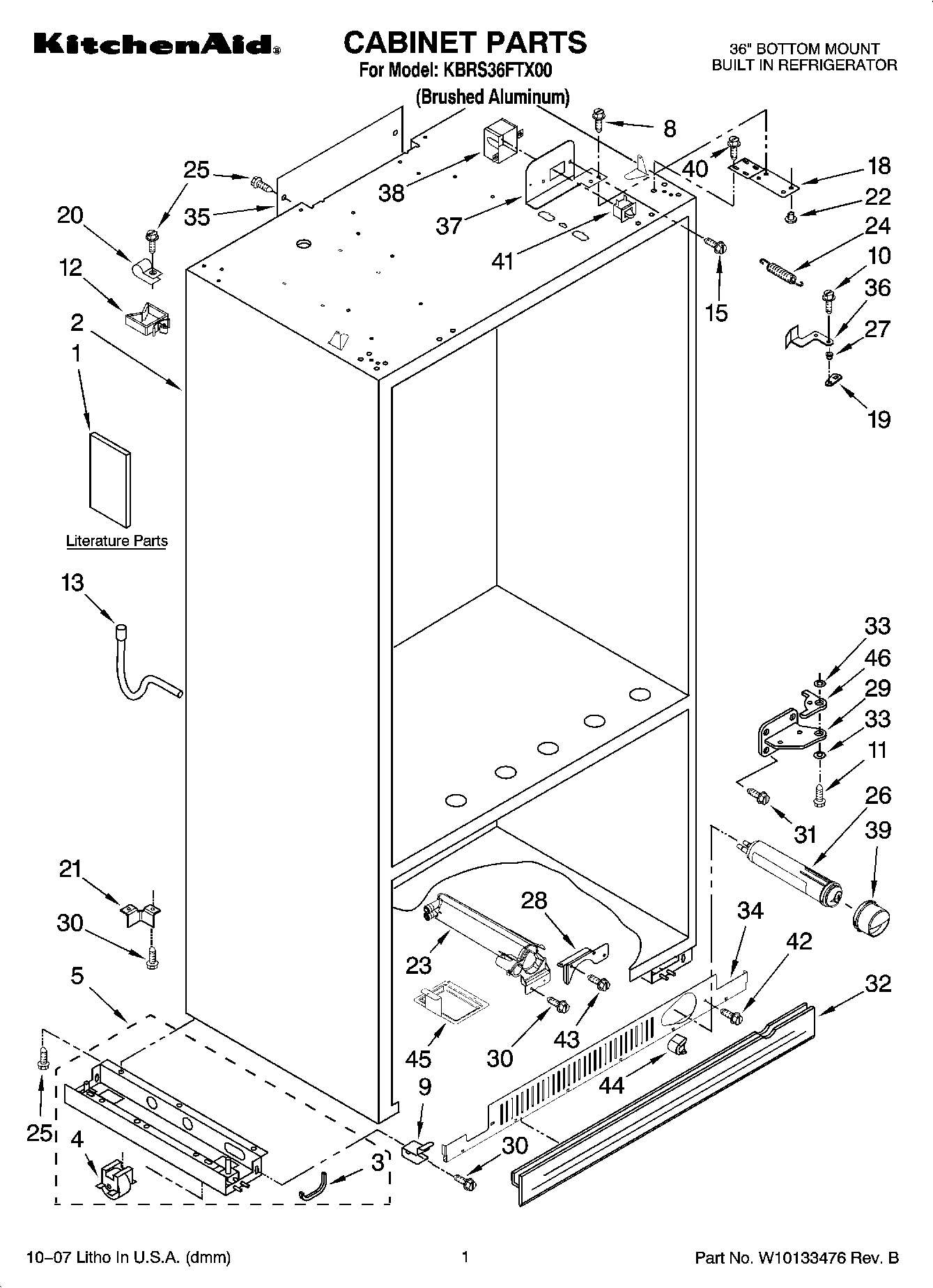 01 - CABINET PARTS