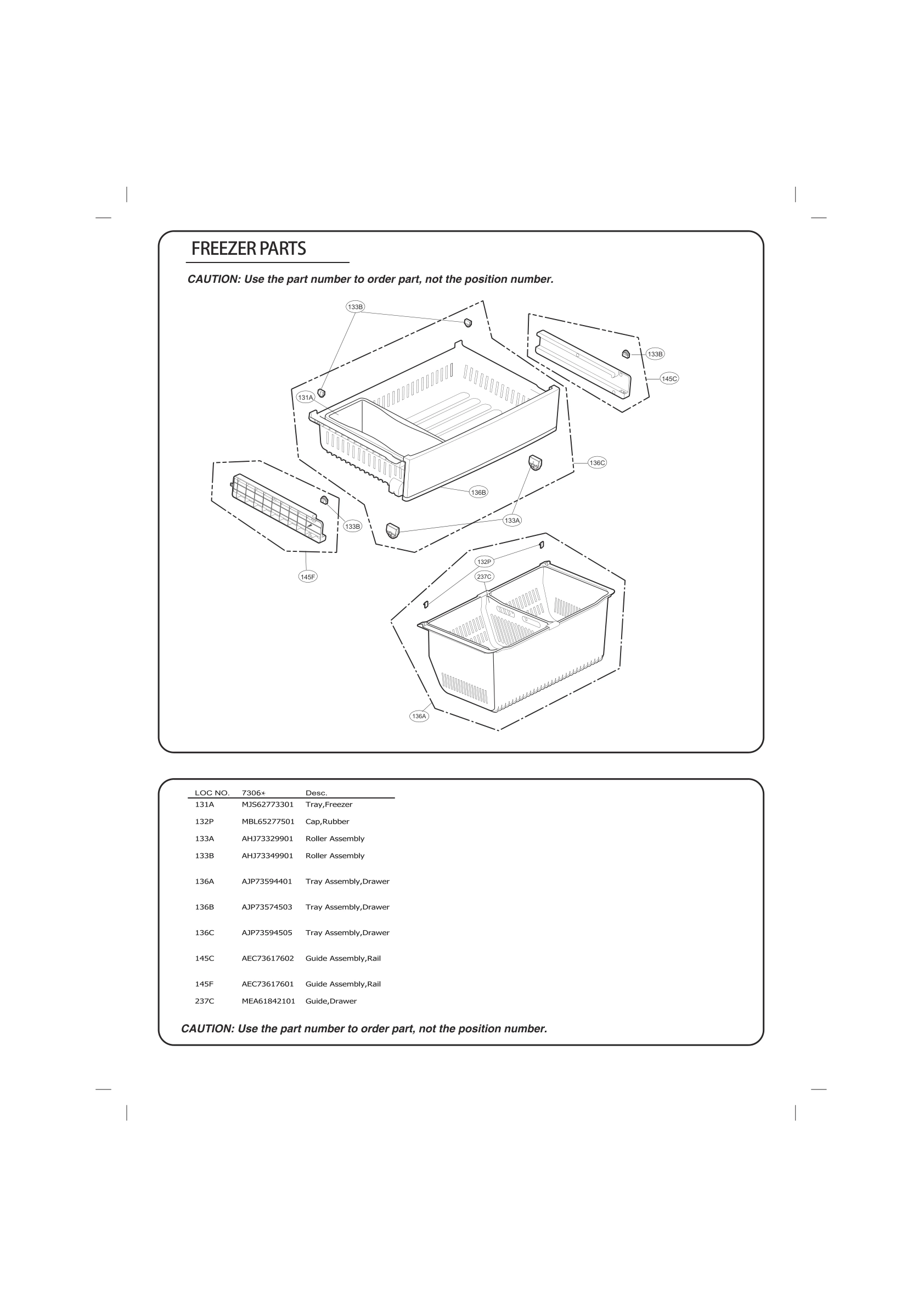 FREEZER PARTS