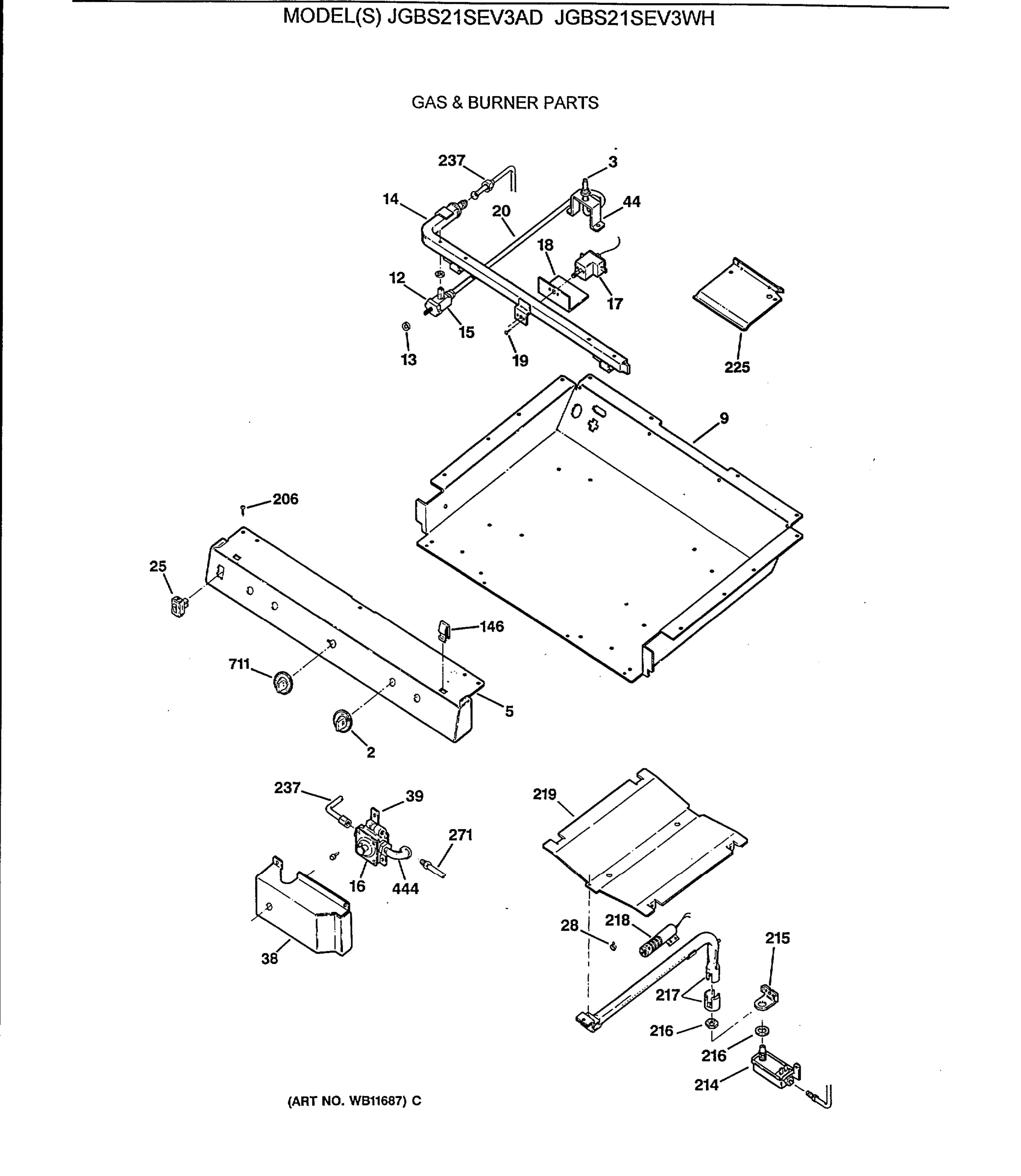 GAS & BURNER PARTS