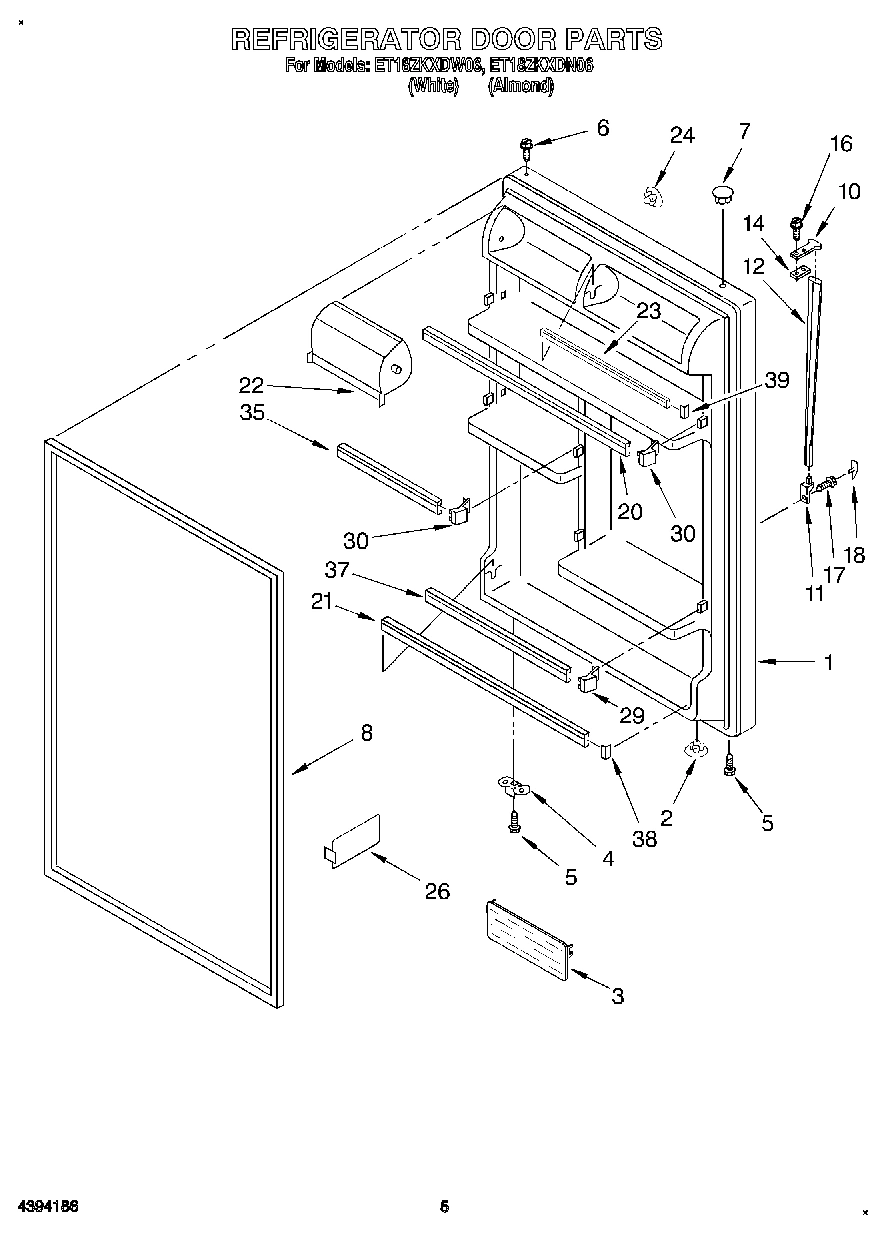 04 - REFRIGERATOR DOOR