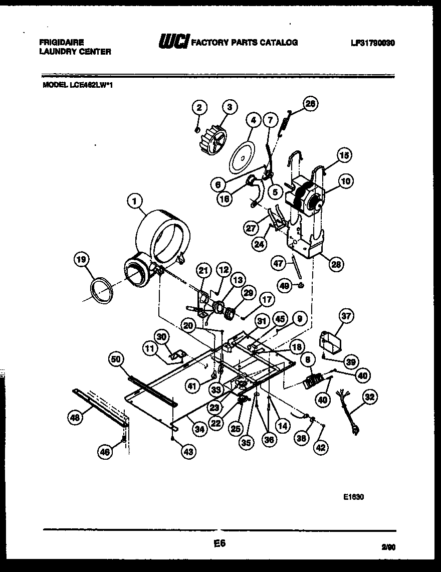 04 - DRYER MOTOR, BLOWER AND BELT