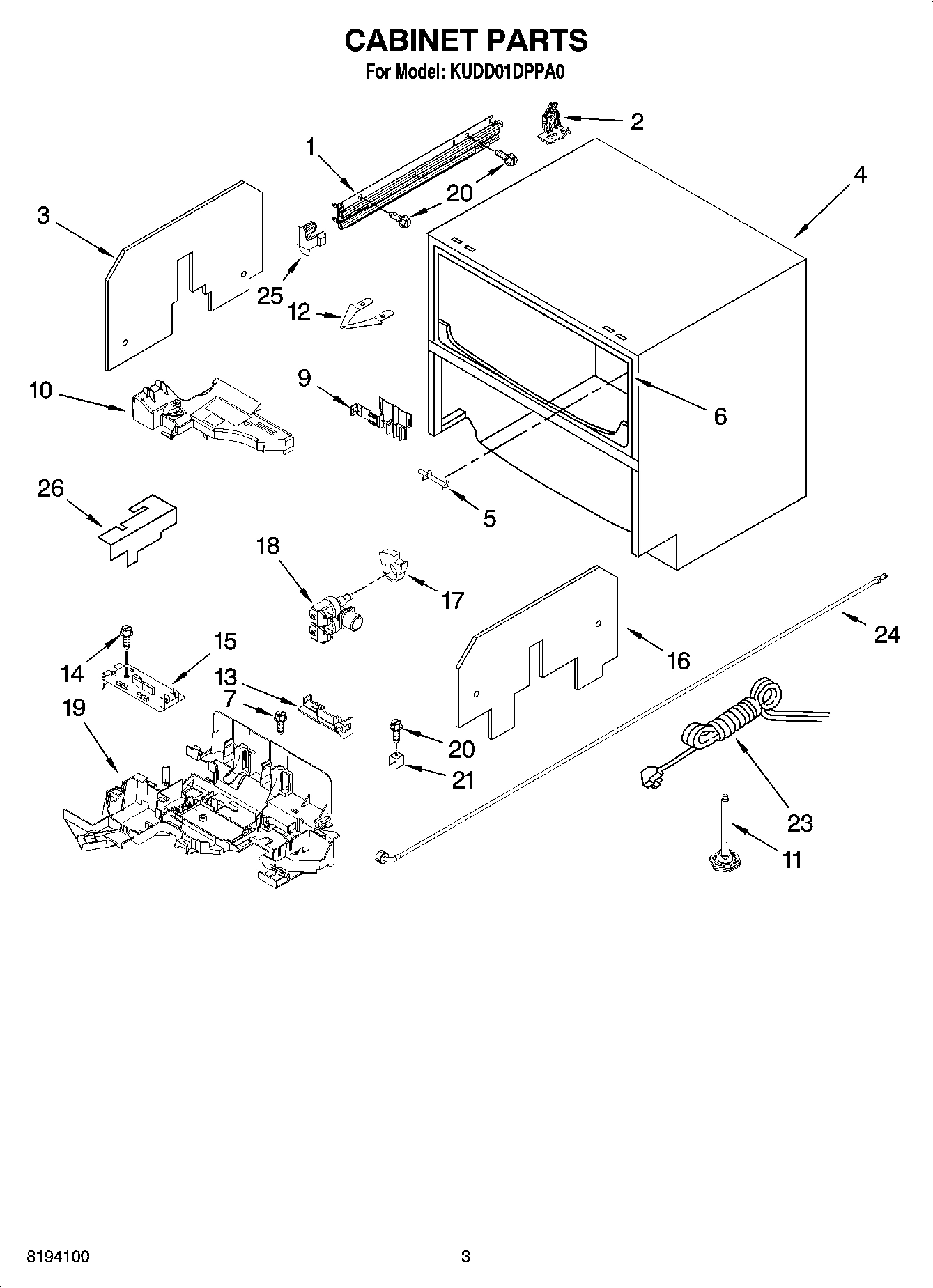03 - CABINET PARTS