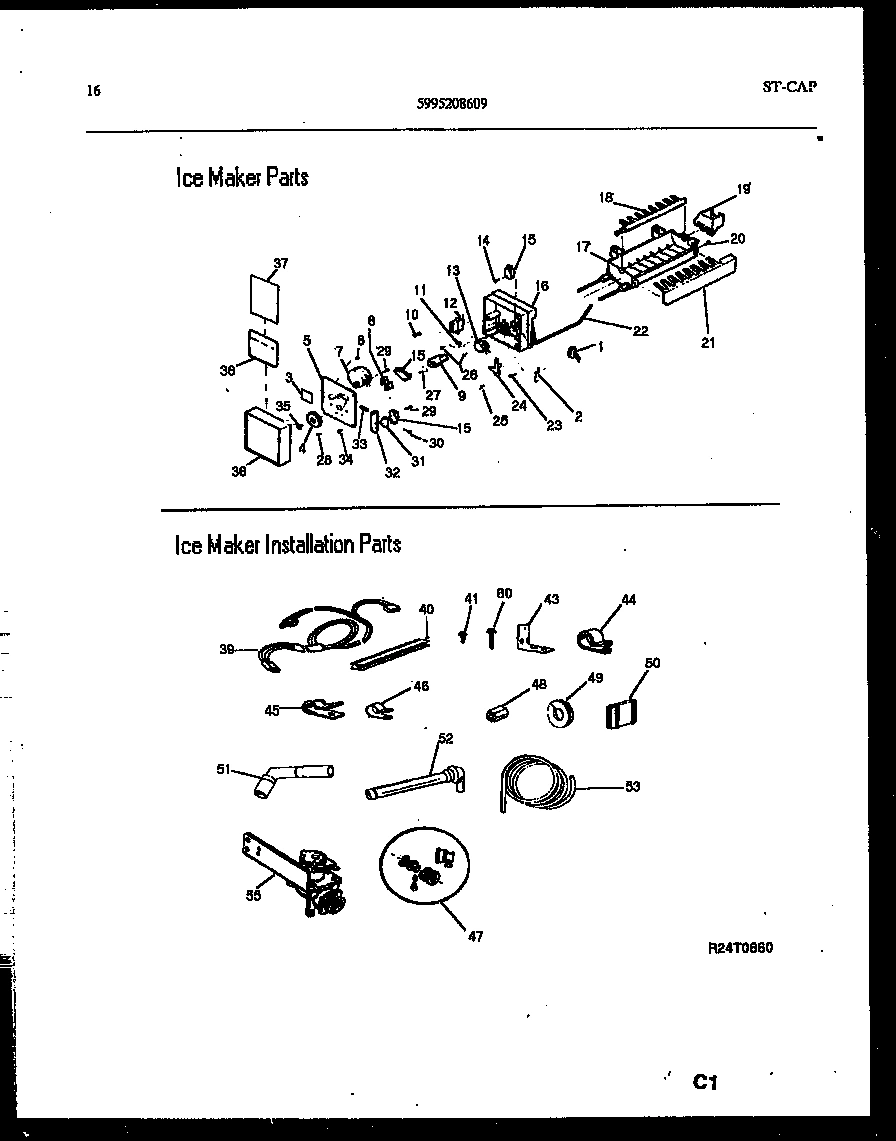 09 - ICE MAKER AND INSTALLATION PARTS