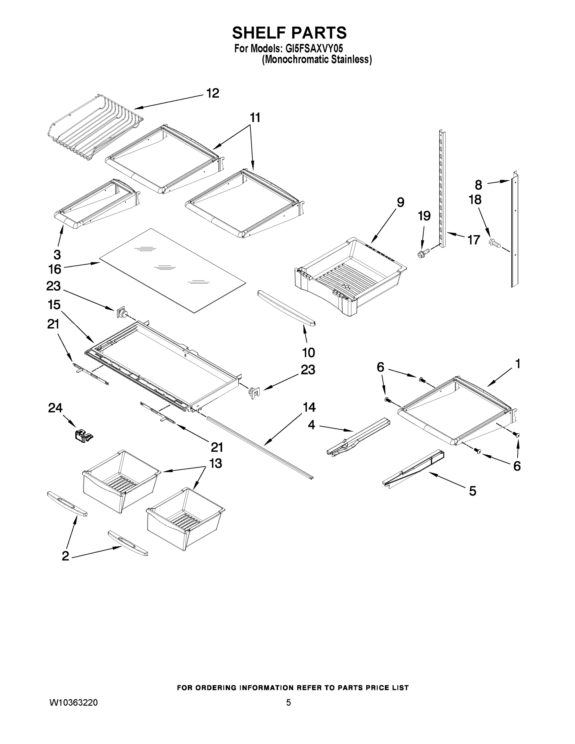 03 - SHELF PARTS