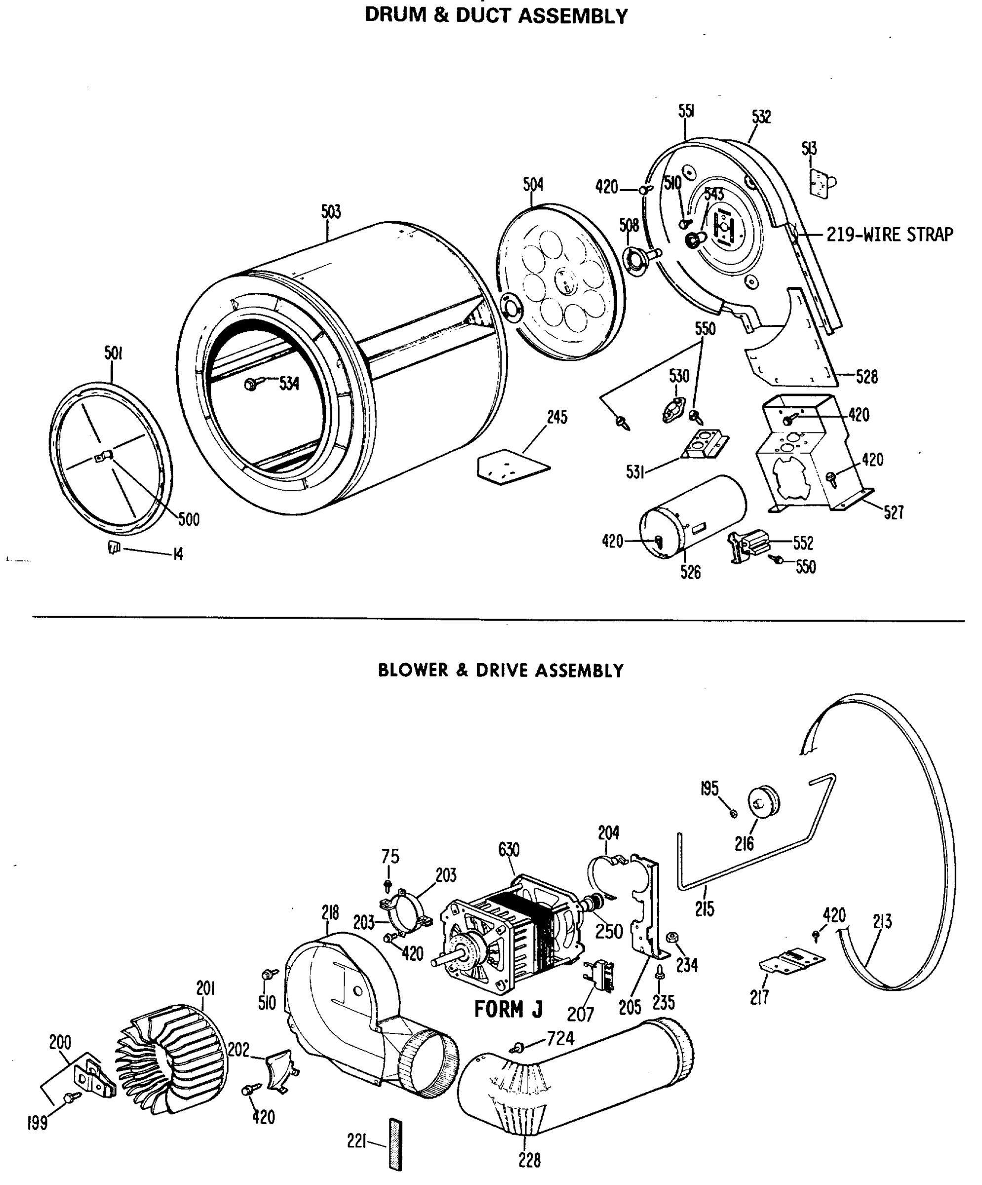 DRUM & DUCT ASSEMBLY