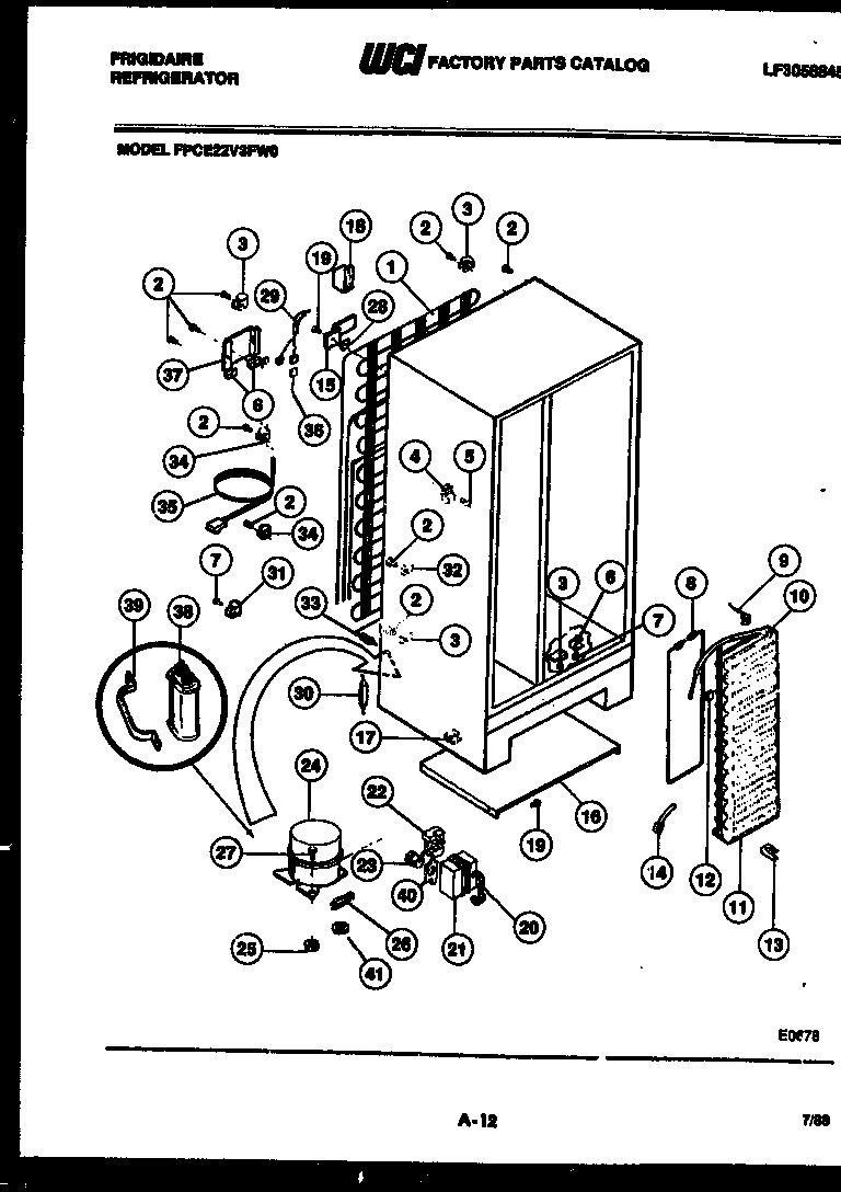 07 - SYSTEM AND AUTOMATIC DEFROST PARTS