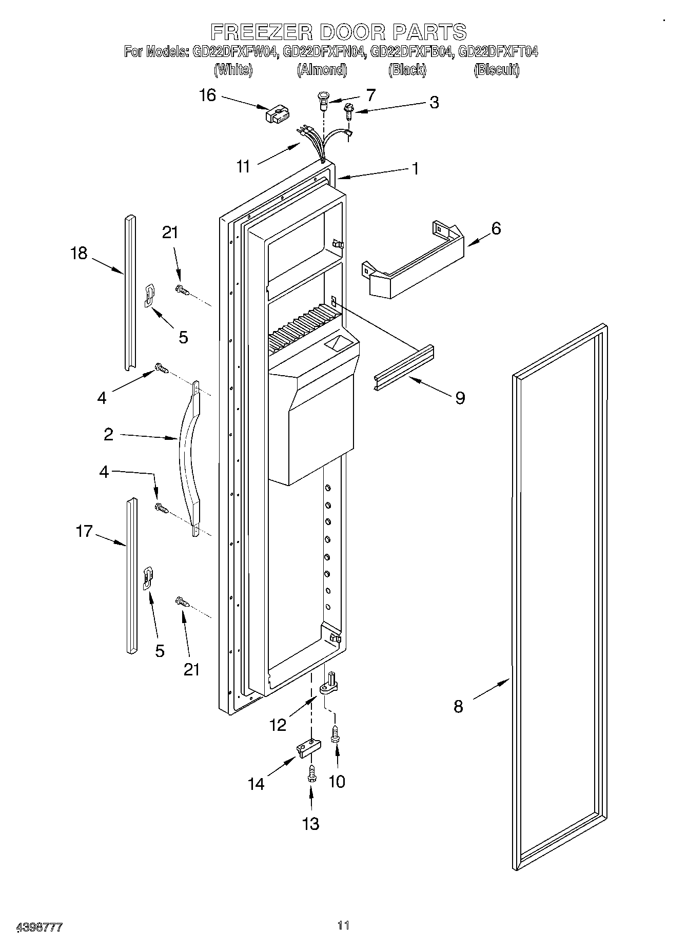 08 - FREEZER DOOR
