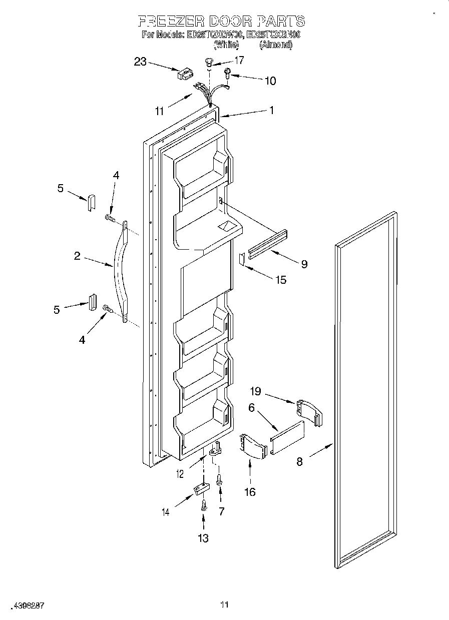 07 - FREEZER DOOR